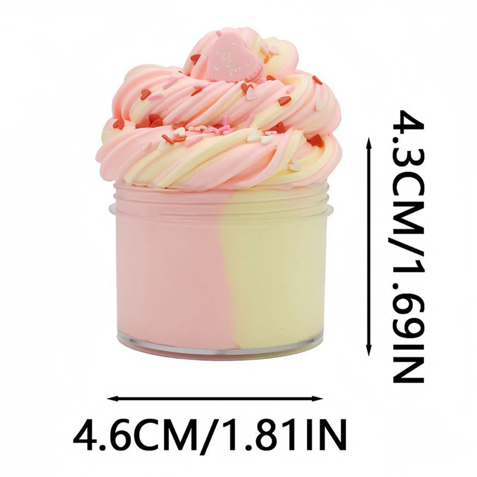 DIY Butter Slime Fruit Kit Soft Non-sticky Cloud Slime Scented Toy Kids Gift 70ml Relieve Pressure Education Rainbow Slime Craft