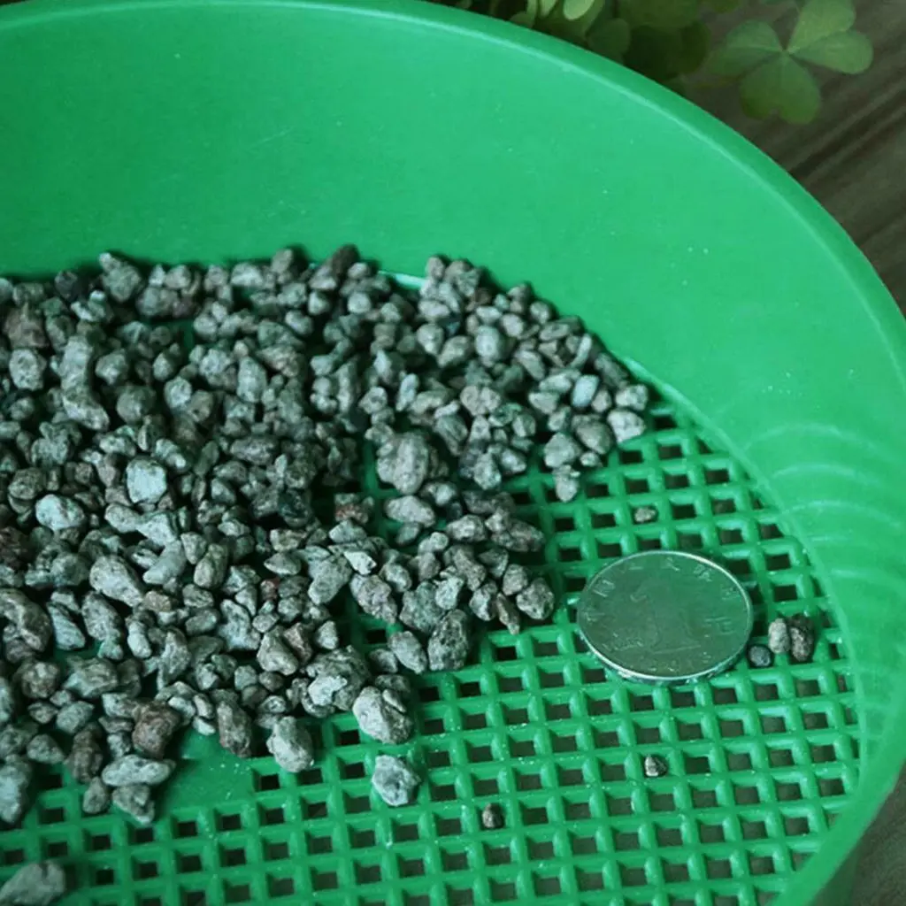 Plastic Garden Sieve Home Garden Tool Fine Mesh Soil Sieve Mining Sand Sifter Potting Sieve for Plant Soil Stone Sifting