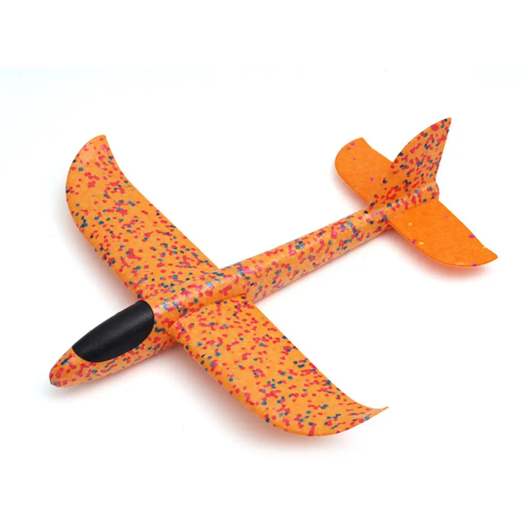 Hand Launch 35cm Flying Throw Airplane Outdoor Sports Toys for Children Glider Aircraft Model Foam Gliding Boys Fun Game Figure