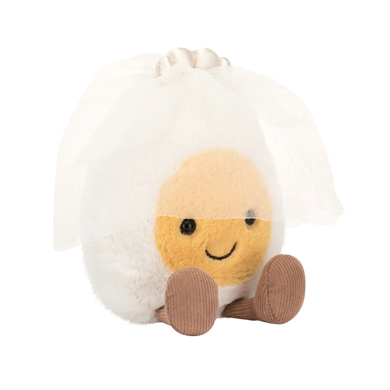 Lovely Soft Boiled Eggs Fashion Creative Pet Cat Toys And Lovely Smile Happy Doll Pet Supplies Home Decoration Holiday Kids Gift