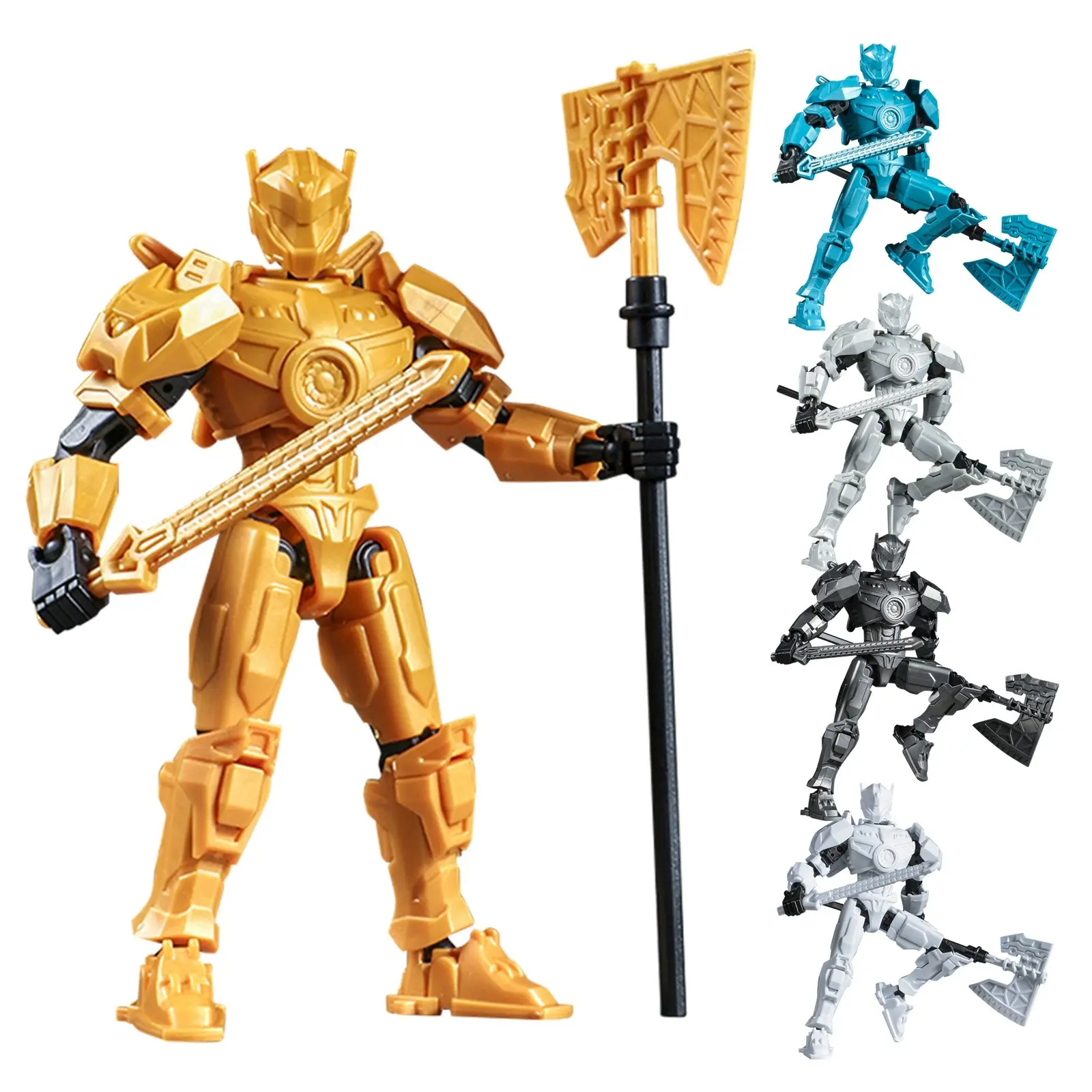 New 3d Printed T13 Mechwarrior Project Action Figure Toys Dummy 13 Multi-Jointed Movable Custom Accessories Gift Toys