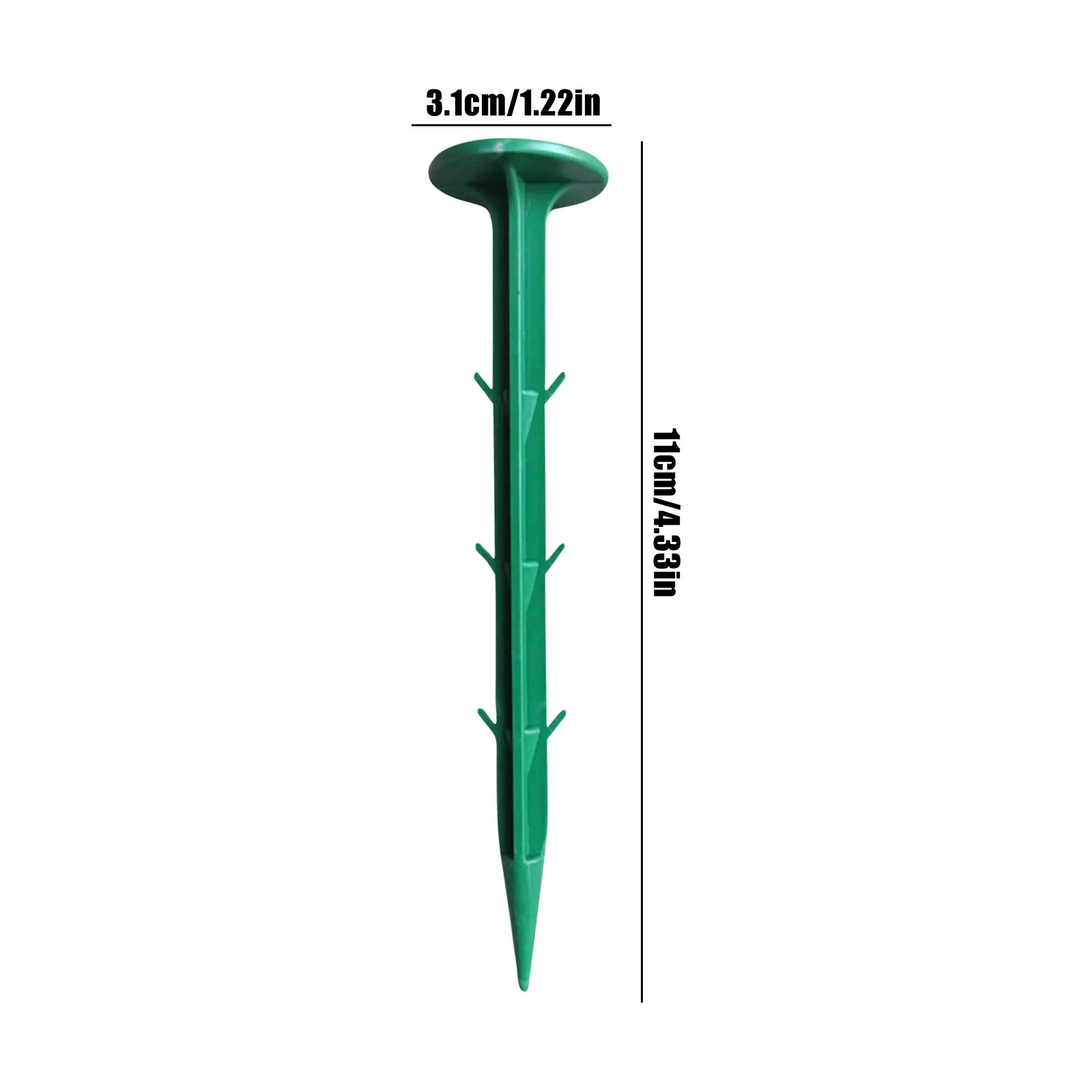 Garden Landscaping Stake with Barb Insertion Ground Anchoring Spike Turf Nail Hold Down Tent Tarps Grass Repellent Cloth