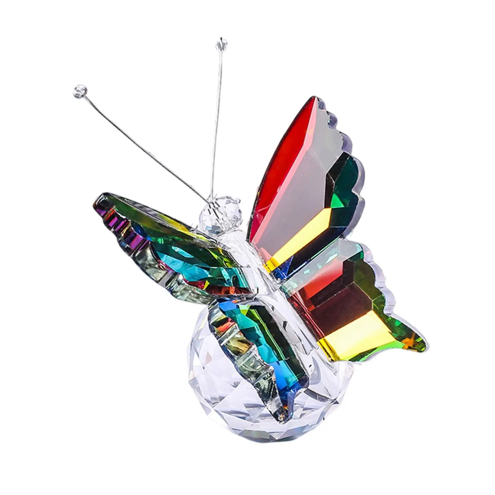 Crystal Handicrafts Three-Dimensional Butterfly Ornaments Souvenirs Small Gifts Creative Home Counter Tabletop Decoration