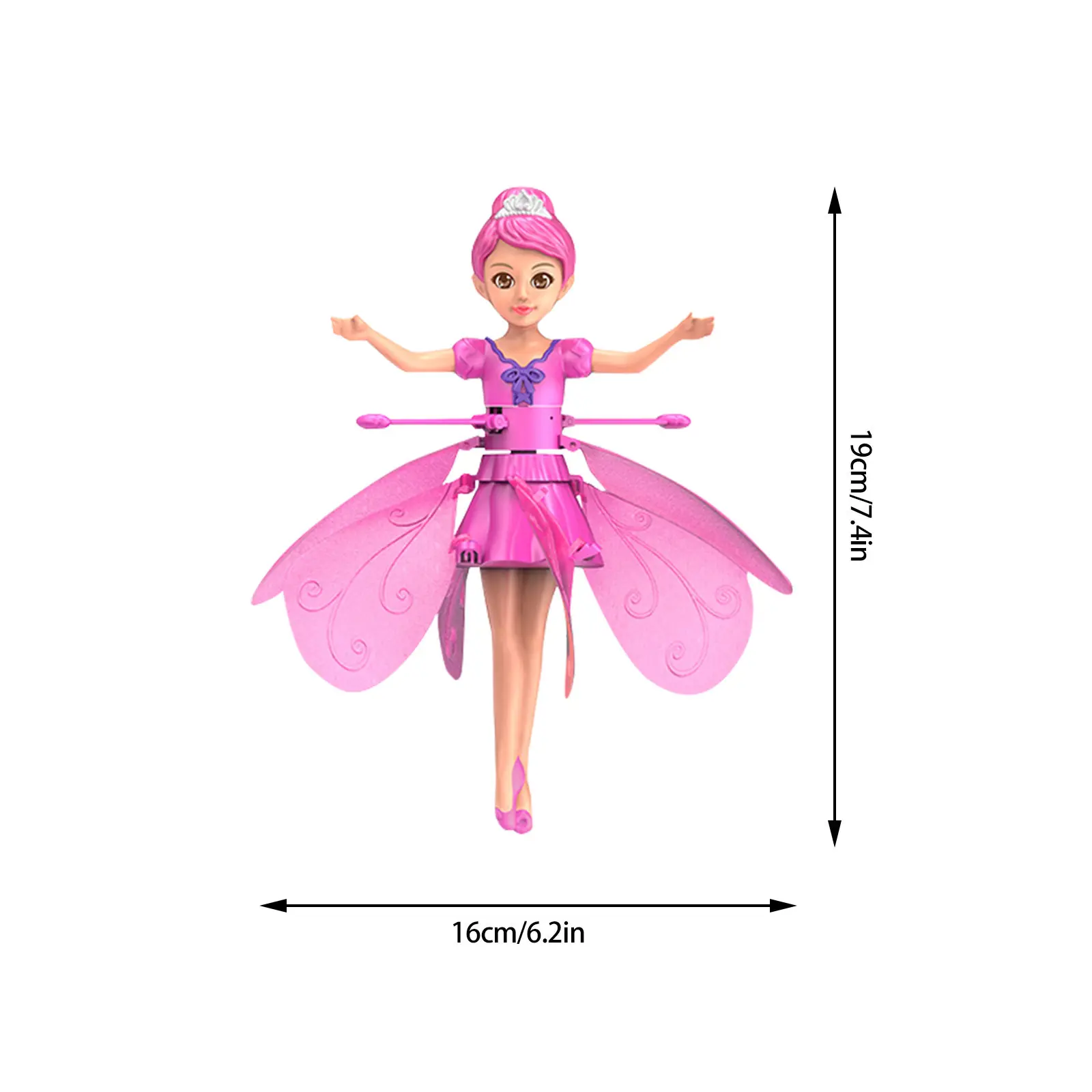 Children's Flying Doll Dancing Simulation Helicopter Gesture Induction Machine Rotating Flying Toy Luminous Toy Gift