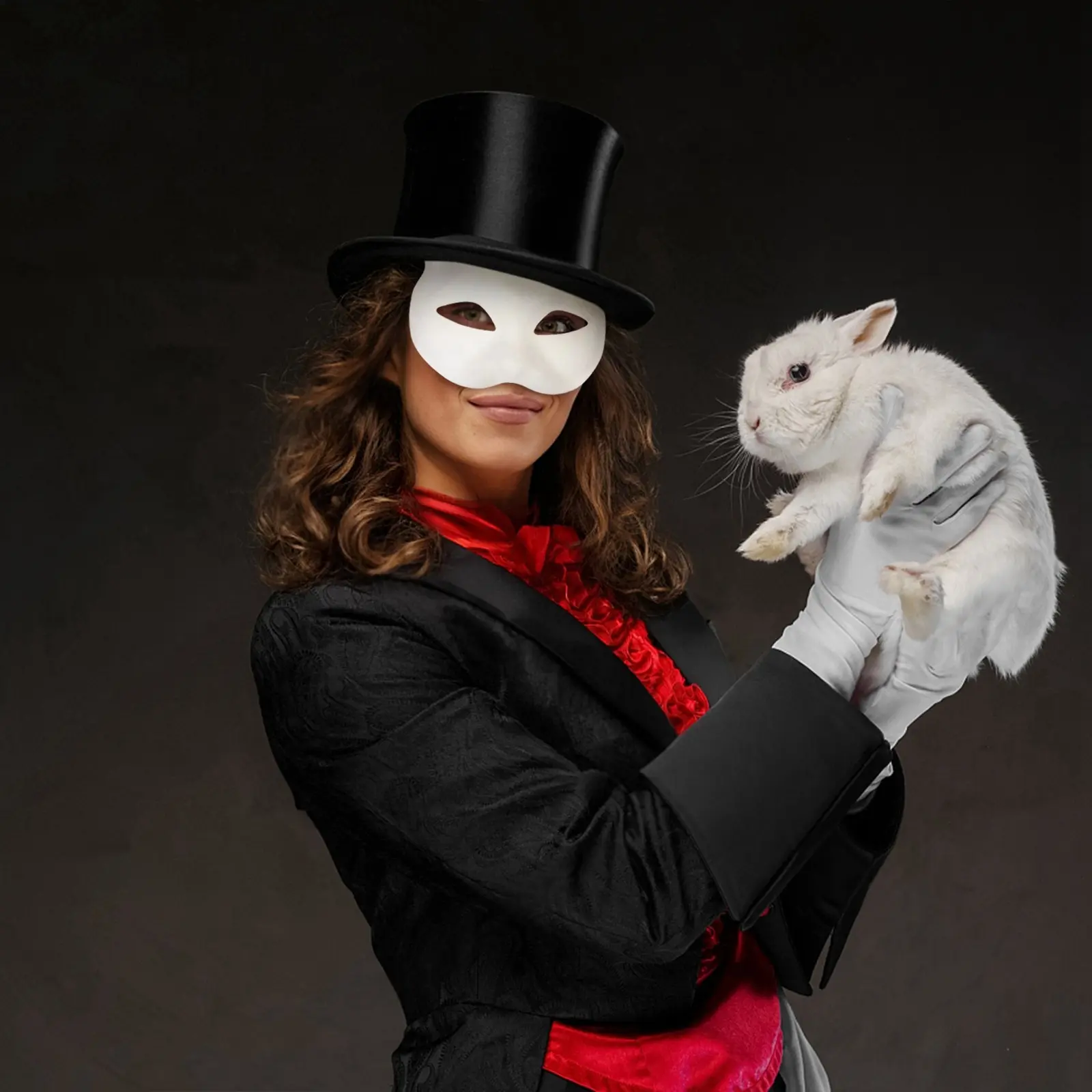 5/10pcs Paper Blank White Mask Halloween Cosplay Cat Fox DIY Paintable Half Face Mask Animal Costume Party Decorate Craft Prop