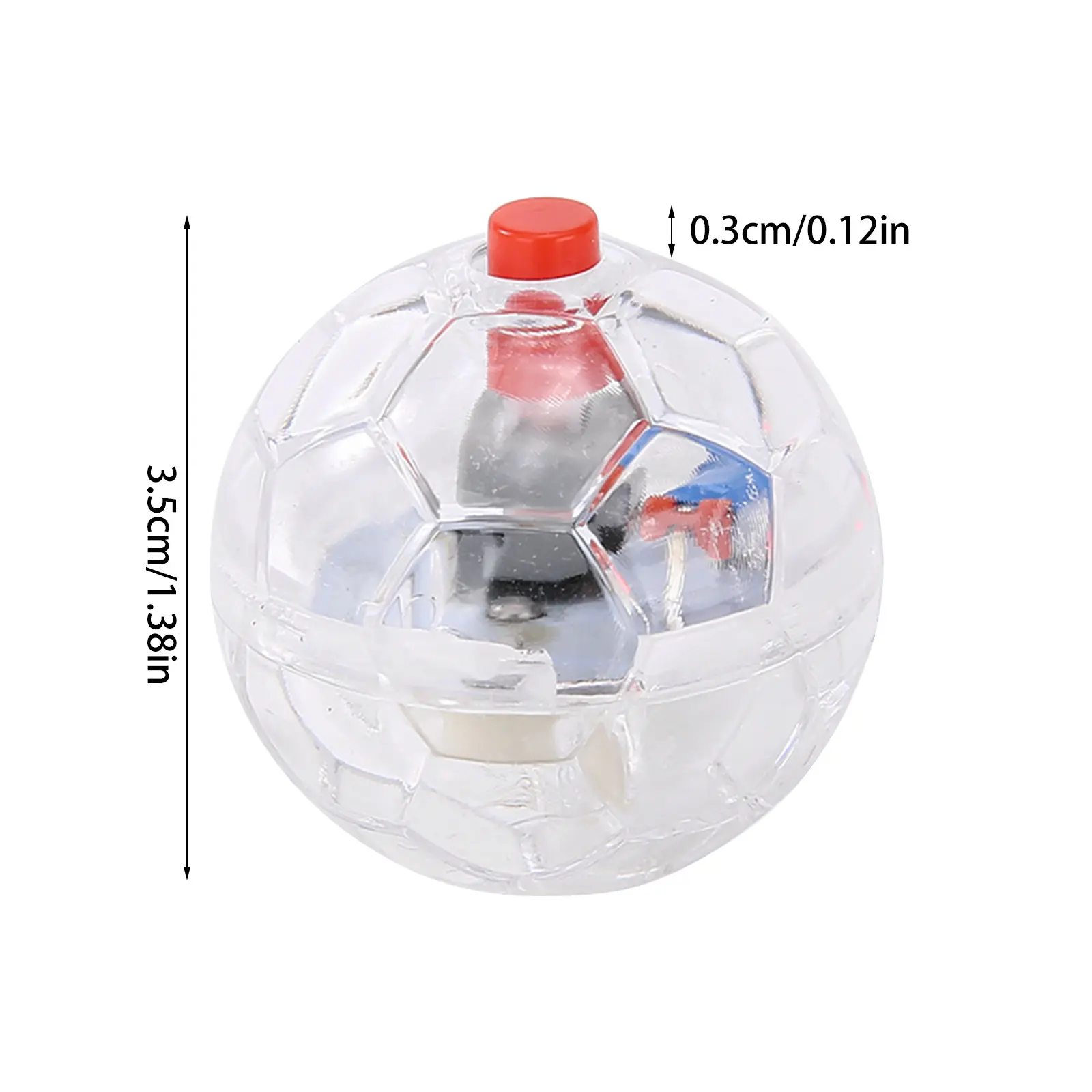 3Pcs Cat Motion Light Up Interactive Flash Ball Ghost Small Battery Powered Paranormal Equipment Portable LED Gift Pet Toys