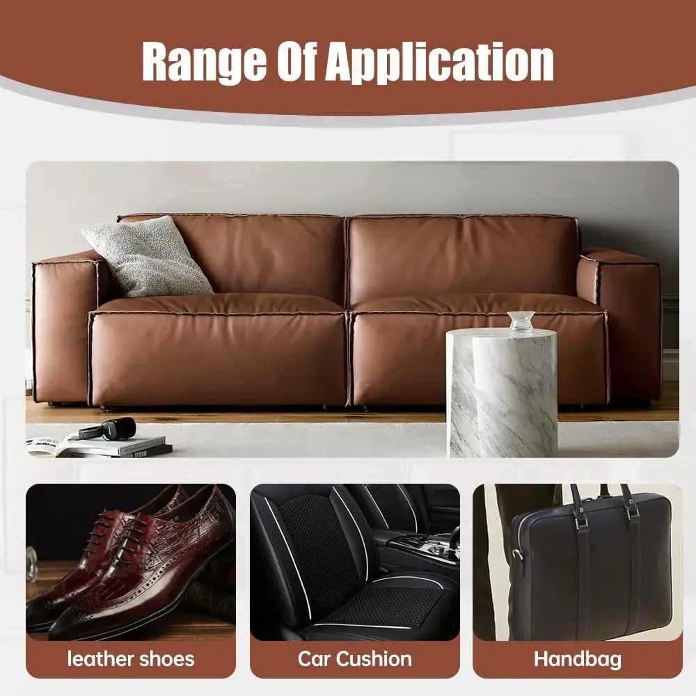 Car Leather Repair Gel Home Sofa Car Seat Leather Complementary Color Repair Paste Scratches Crack Leather Finish Repair Cream
