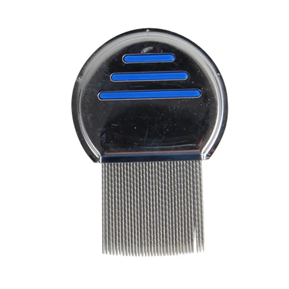1pcs High Quality Terminator Lice Comb Nit Free Kids Hair Rid Headlice Stainless Steel Metal Teeth Remove Nit Brush Free Ship
