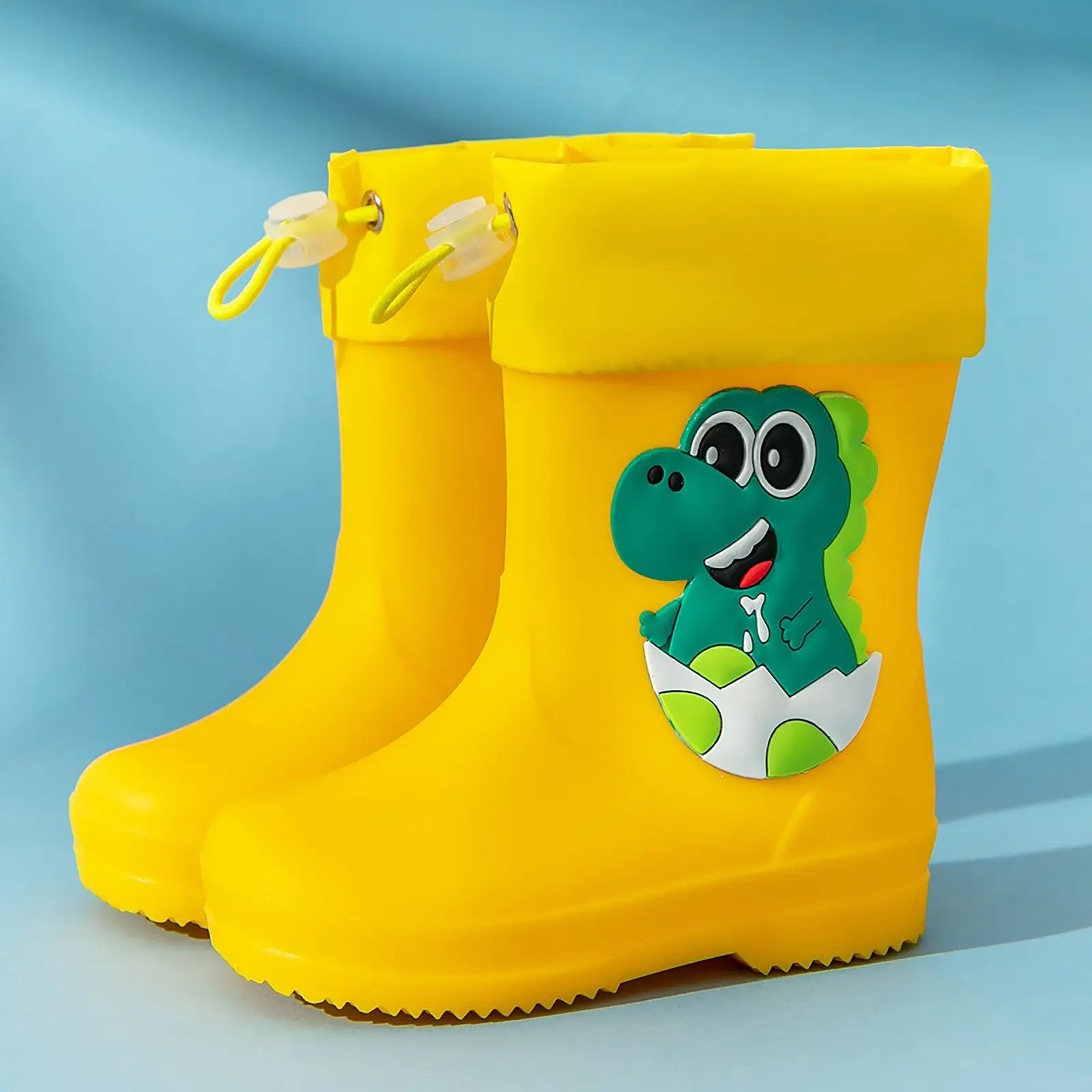 Kids Girl Boy Rain Boots Waterproof Toddler Rainboots Children's Shoes Rubber Boots Kids Baby Cartoon Dinosaur Water Shoes Boots