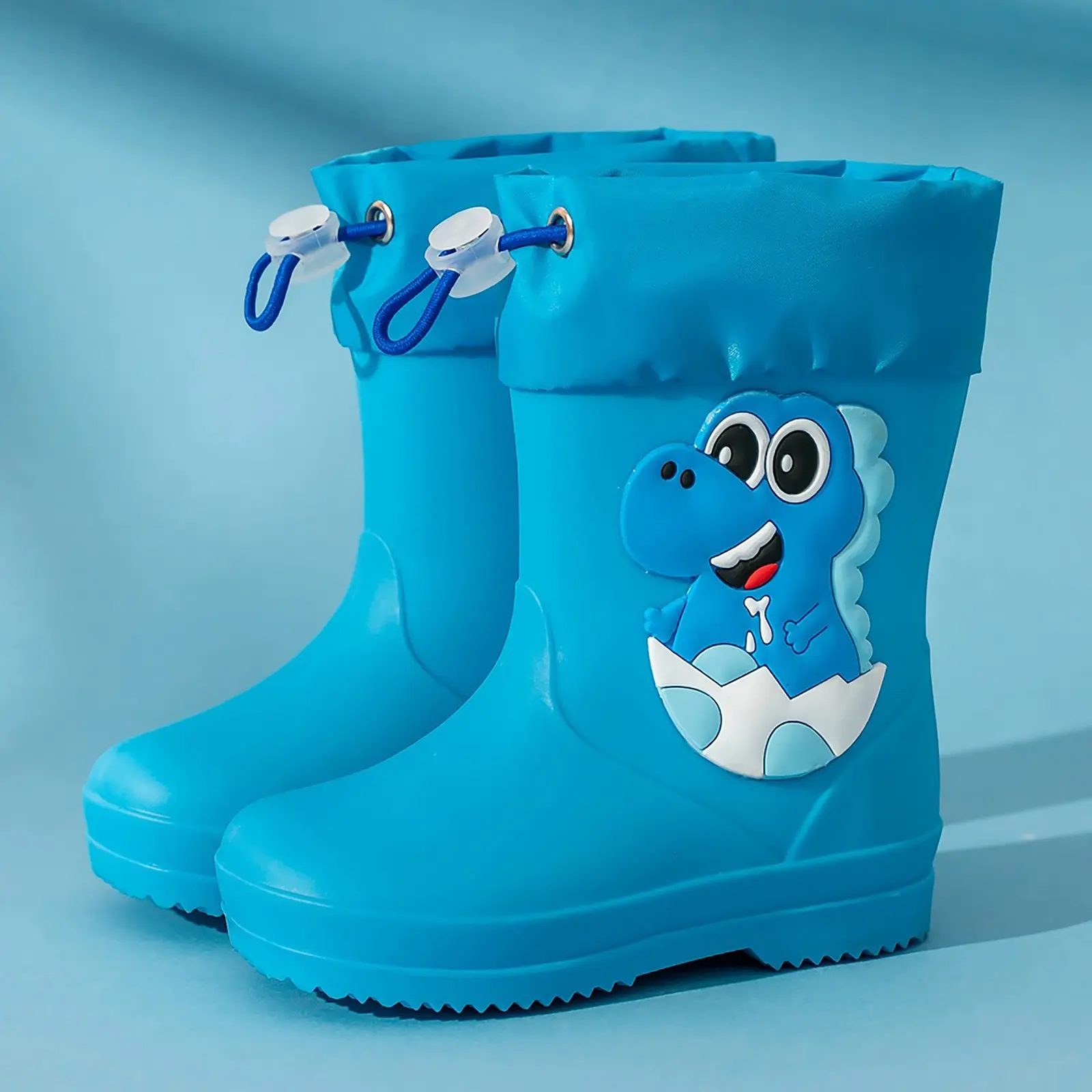 Kids Girl Boy Rain Boots Waterproof Toddler Rainboots Children's Shoes Rubber Boots Kids Baby Cartoon Dinosaur Water Shoes Boots