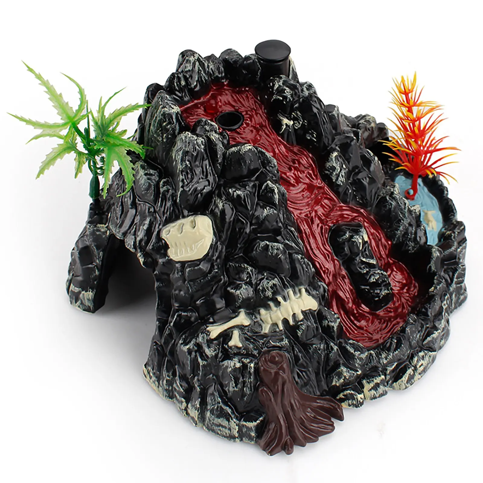 Simulation Volcano Model Spray Light Dinosaur Sound Model Toy Accessories Science Nature Toys