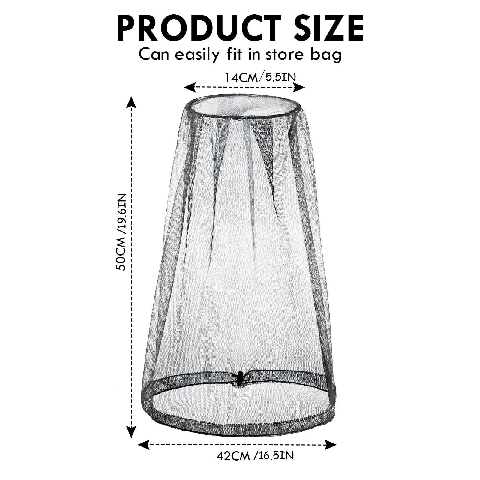 Outdoor Fishing Anti Mosquito Insect Garden Beekeeping Hat Camping Bug Mesh Head Net Face Protector Hats Fishing Nets
