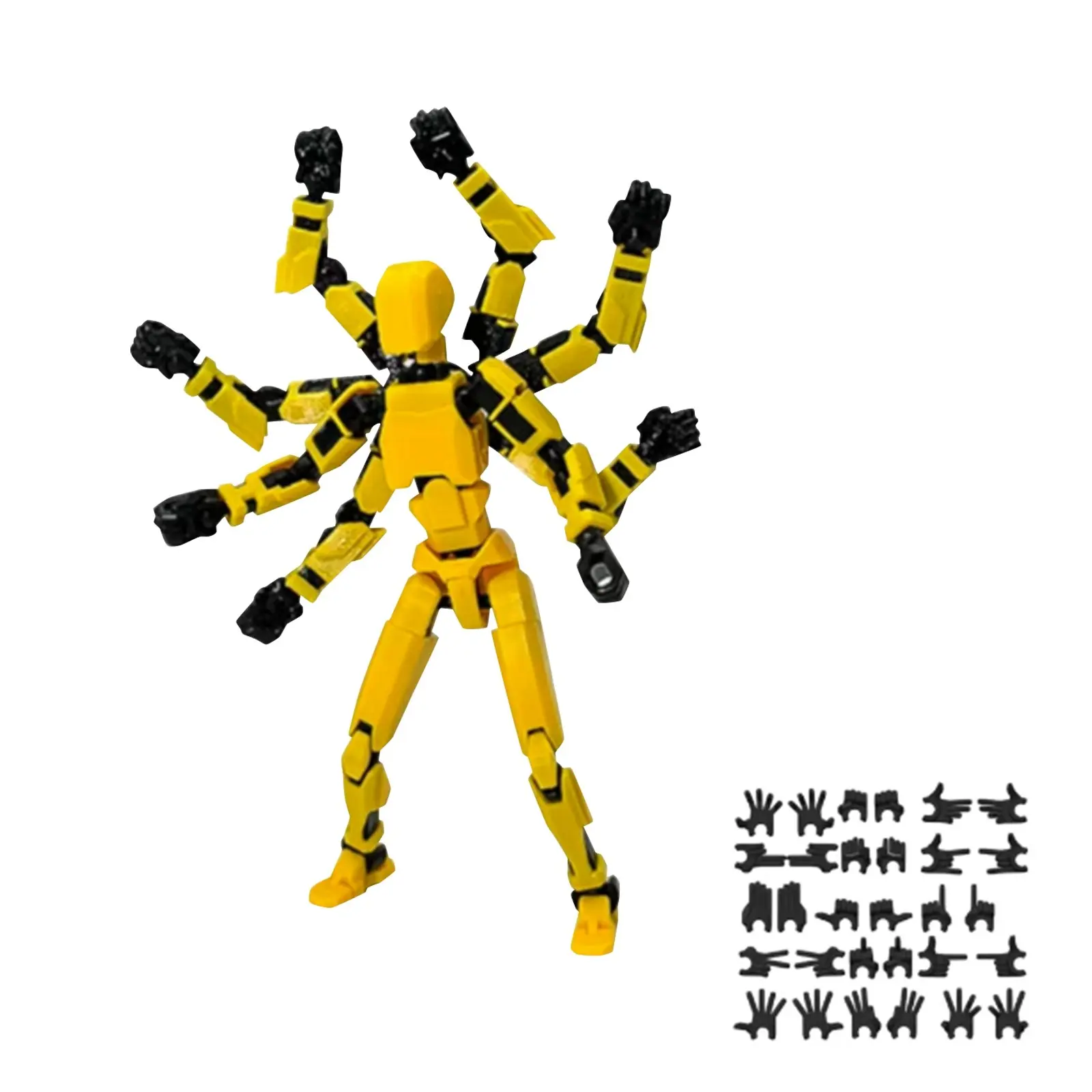 13 Action Figure Model Robotic Full Body Cartoon Character Figure Desktop Decorations 3D Printed Movable Shapeshift Robot