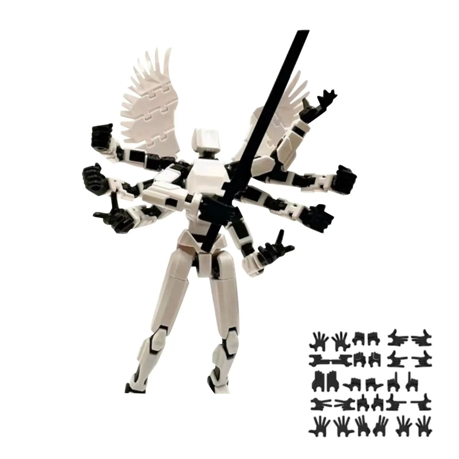 13 Action Figure Model Robotic Full Body Cartoon Character Figure Desktop Decorations 3D Printed Movable Shapeshift Robot