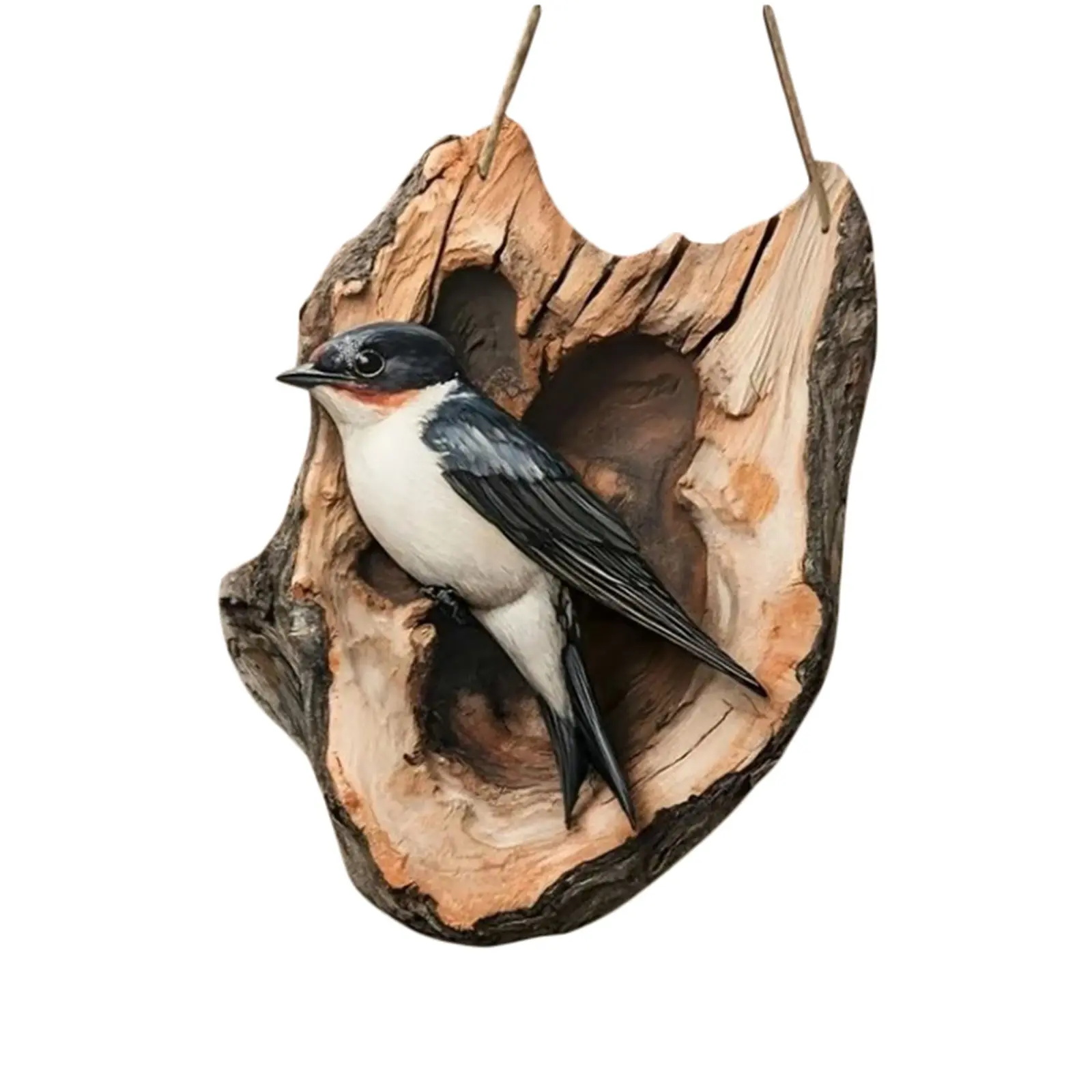 Vintage 2D Bird Wooden Signage 8in Farmhouse Wall Decoration Garden Flower Bird Market Porch Home Photo Background