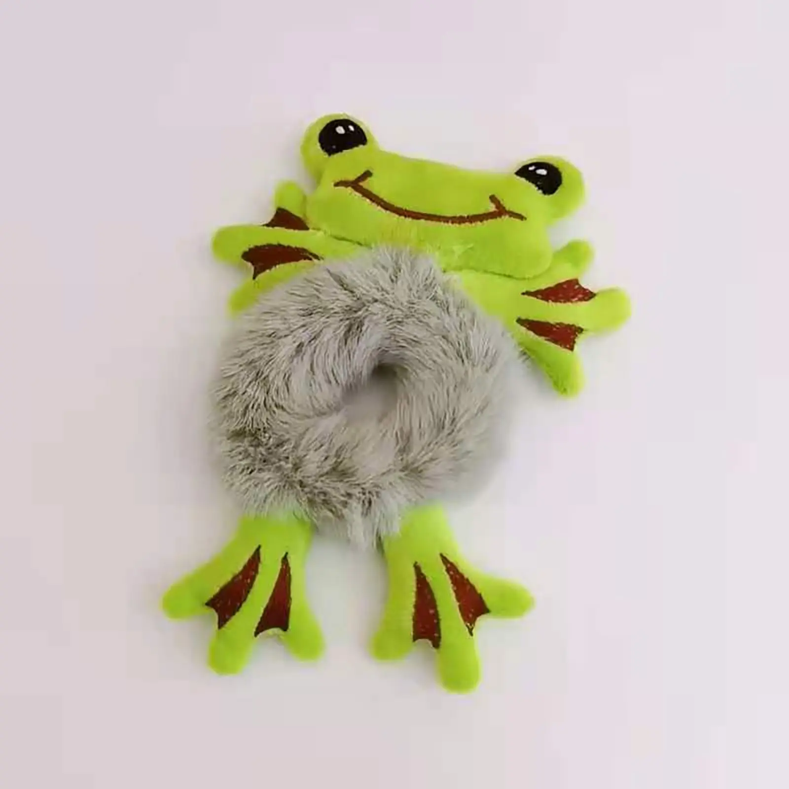 2023 Women's Fashion Plush Hair Tie Cute 3D Cartoon Tie Hair Headrope Horsetail Pouch