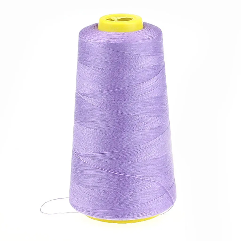 2PC Sewing Thread 2300 Yard Each Spool Solid Color White Black Stitching Thread for Machine and Household Sewing Accessories