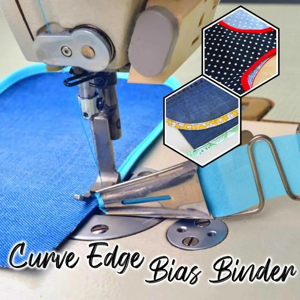 5 Sizes Overlock Binding of Curve Edge Folder Bias Binder Foot Sew Feet Machine