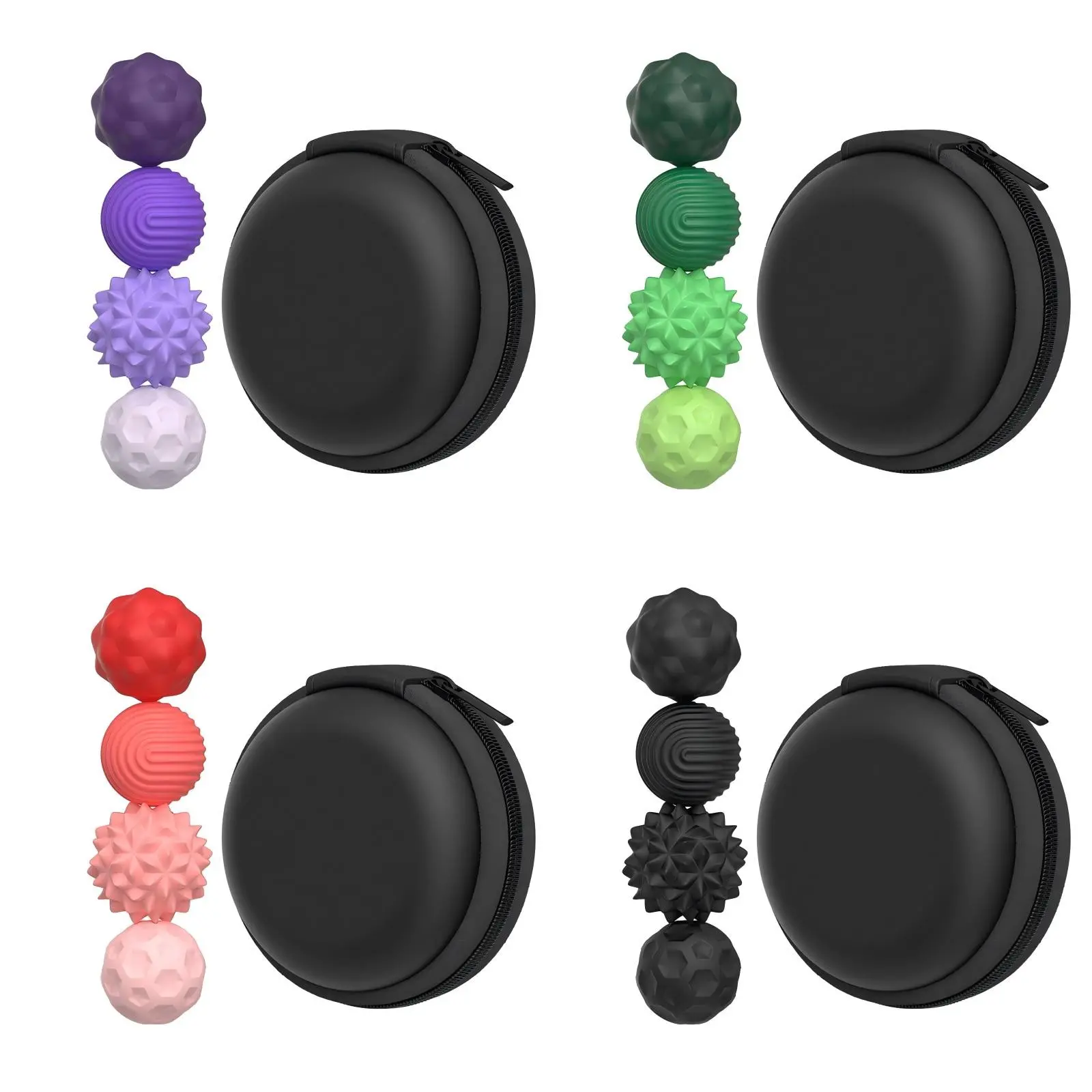 Sensory Activity Kids Fidget Toys Large Size Silicone Magnetic Ball Autism Calming Adults Anti-Stress Fidgeting Gifts for Adults