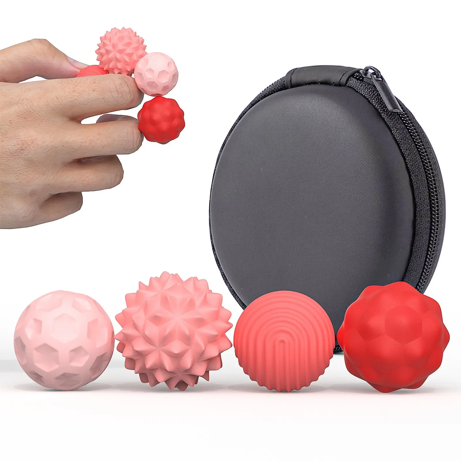 Sensory Activity Kids Fidget Toys Large Size Silicone Magnetic Ball Autism Calming Adults Anti-Stress Fidgeting Gifts for Adults