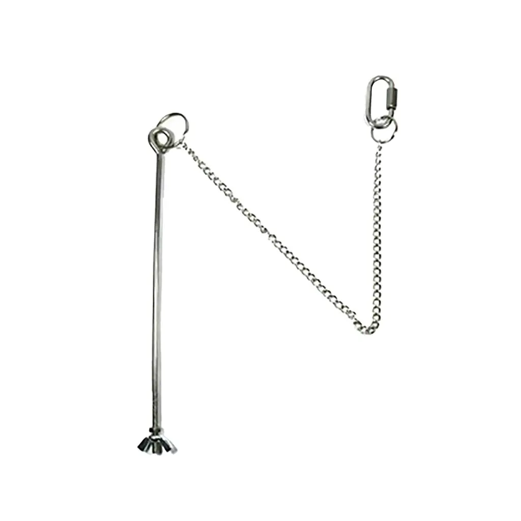 Pet Parrot Stainless Steel Feeder Fruit Corn Fork Toys Chicken Vegetables Holder Hanging Feeding Birdcage Accessories
