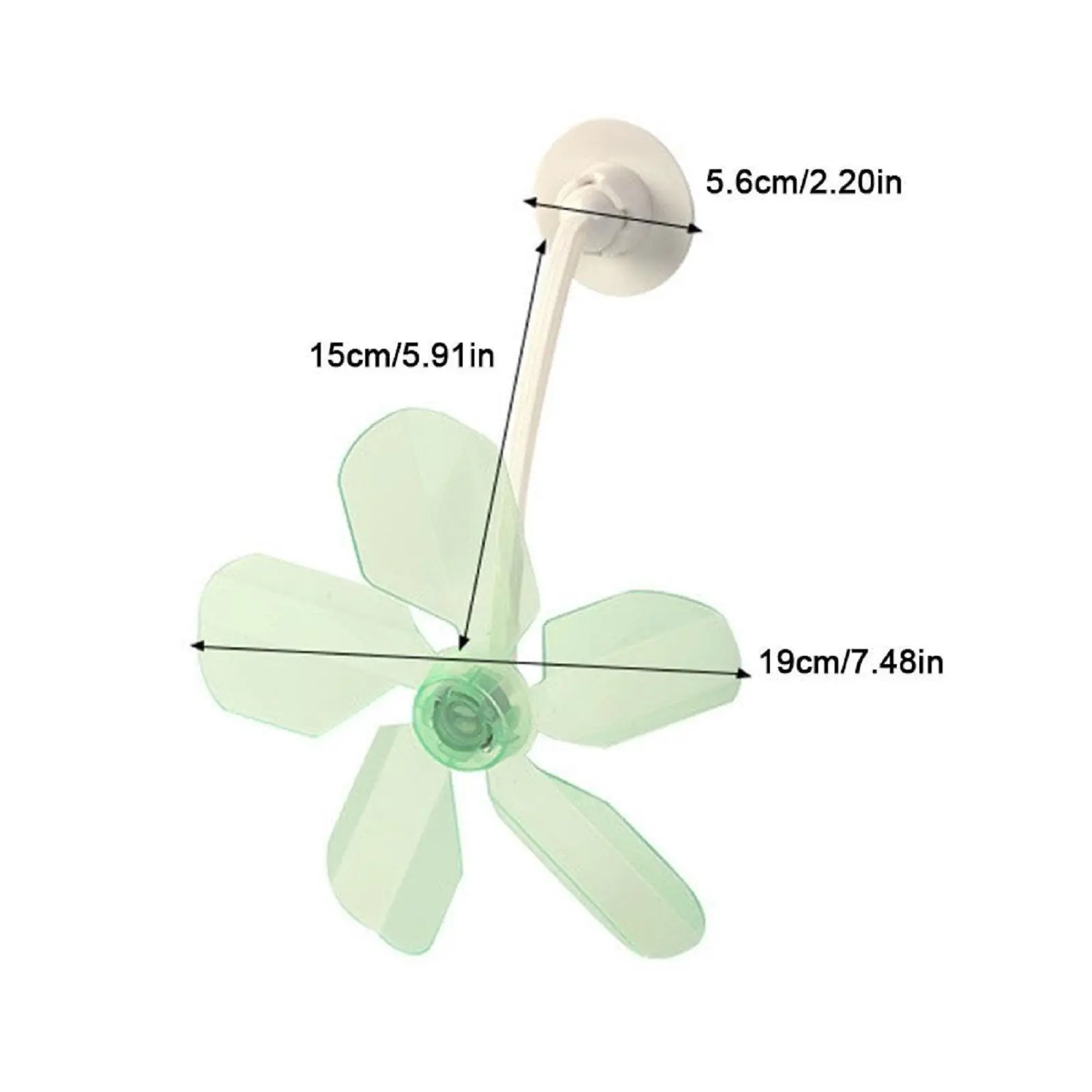 3Pcs Wall Mounted Conditioning Guide Fan Adjustable Plastic Air Conditioner Windshield Windmill Shaped Anti Direct Blowing
