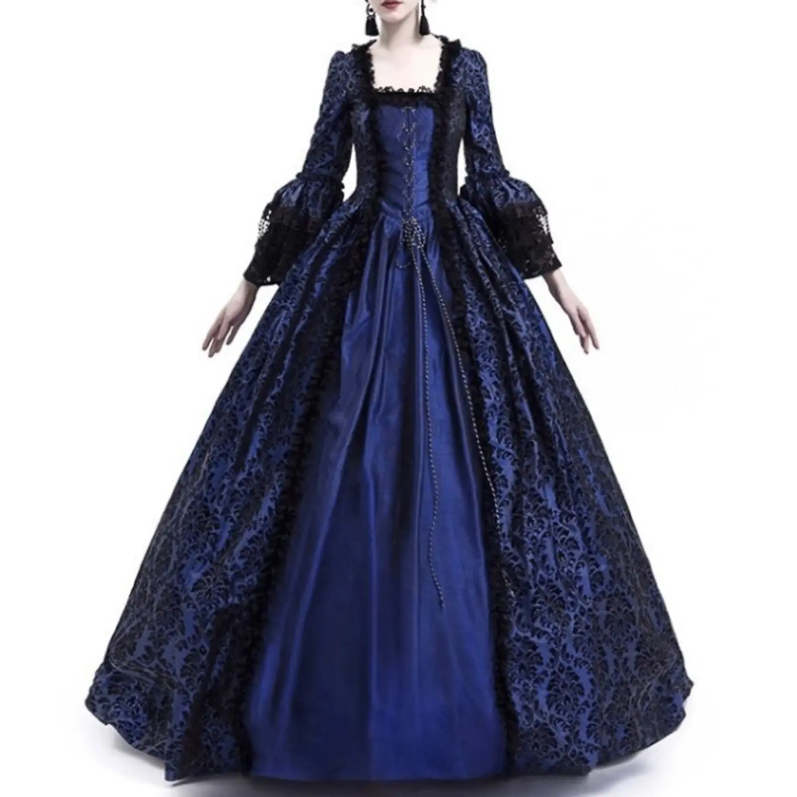 Halloween costume for adult women Medieval Cosplay Costumes Vintage Gothic Halloween suit 할로윈 코스튬 disfraz halloween para mujer