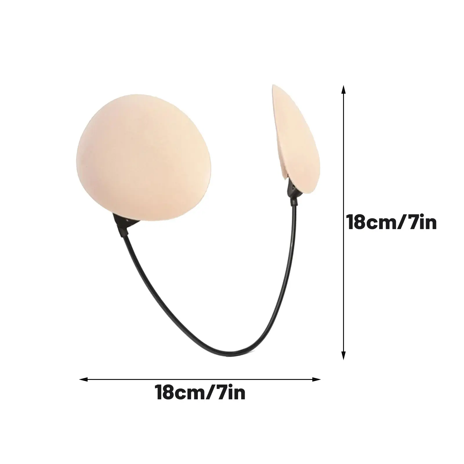 1PC Shaped Silicone Chest Stickers Lift Up Nude Bra Self Adhesive Strapless Breast Petals Invisible Cover Pad Underware