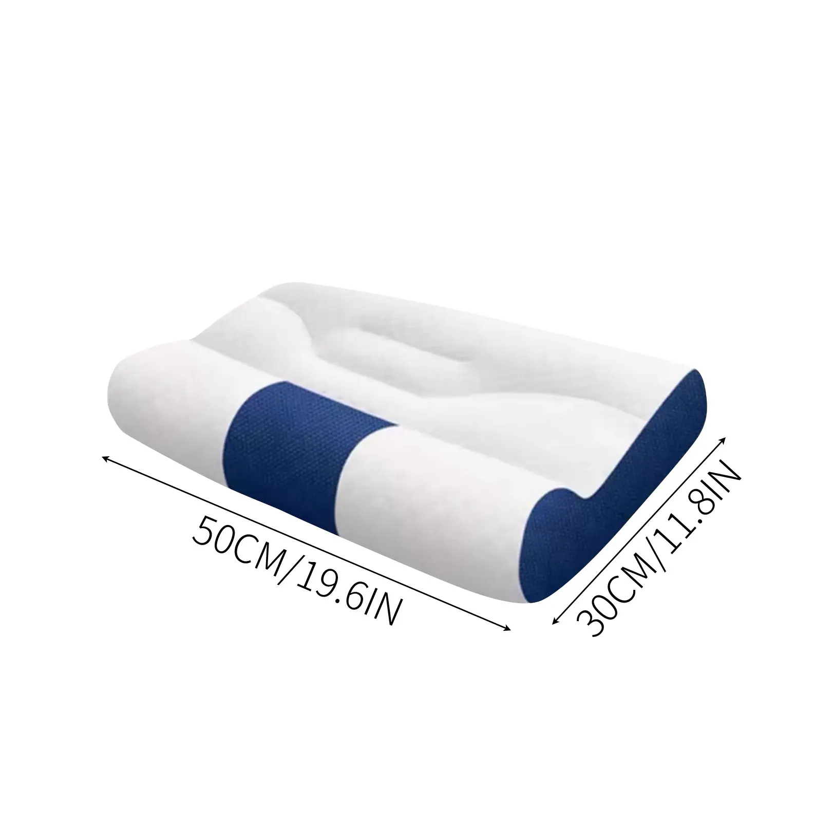 Neck Pillow Slow Rebound Elastic Adjustable Neck Support Down Cooling Pillow Washable Memory Foam Side Back Sleepers Pillow
