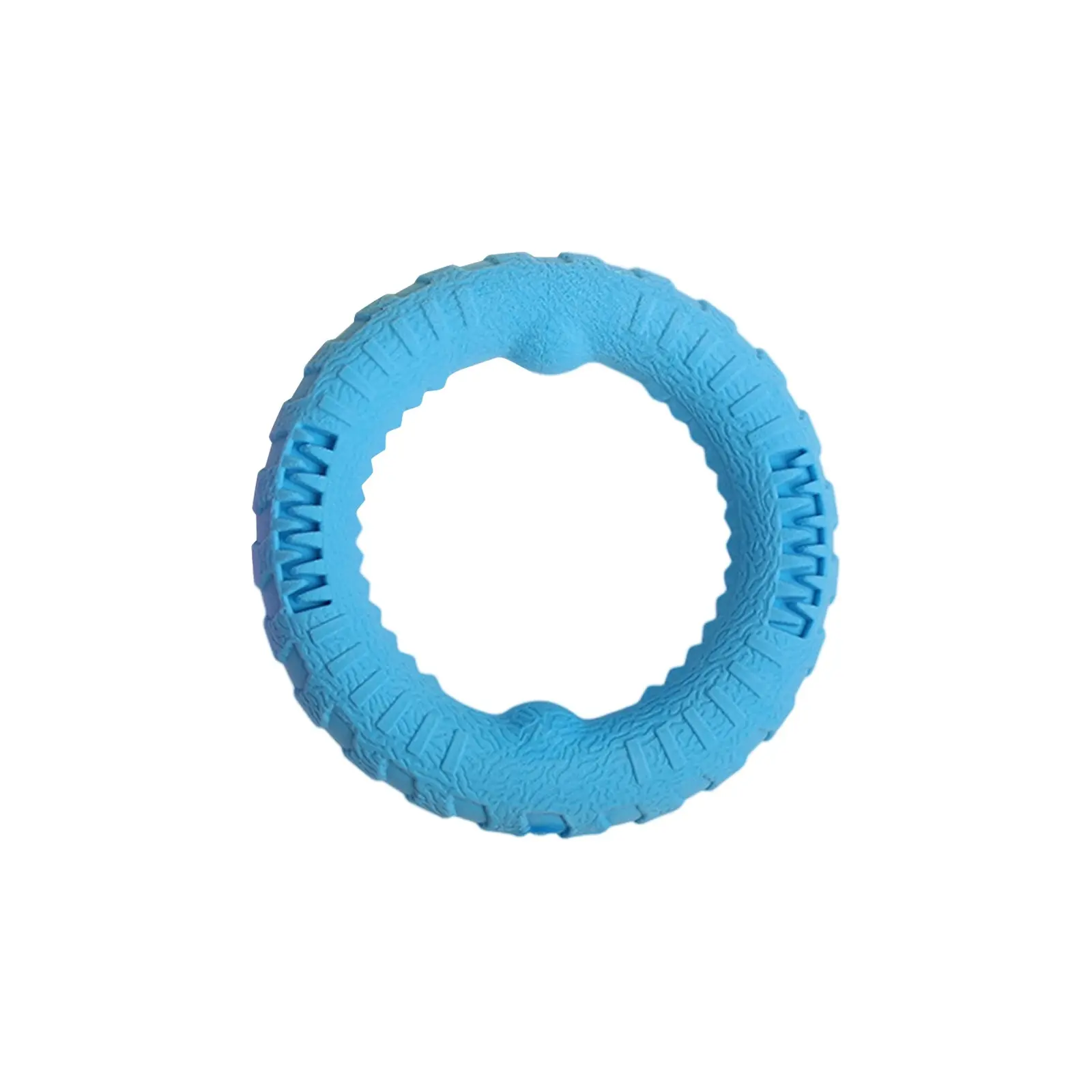 Floating Water Dog Toys Pet Flying Disk Training Ring Interactive Toy Puller Resistant Aggressive Chewing for Small Medium Dogs