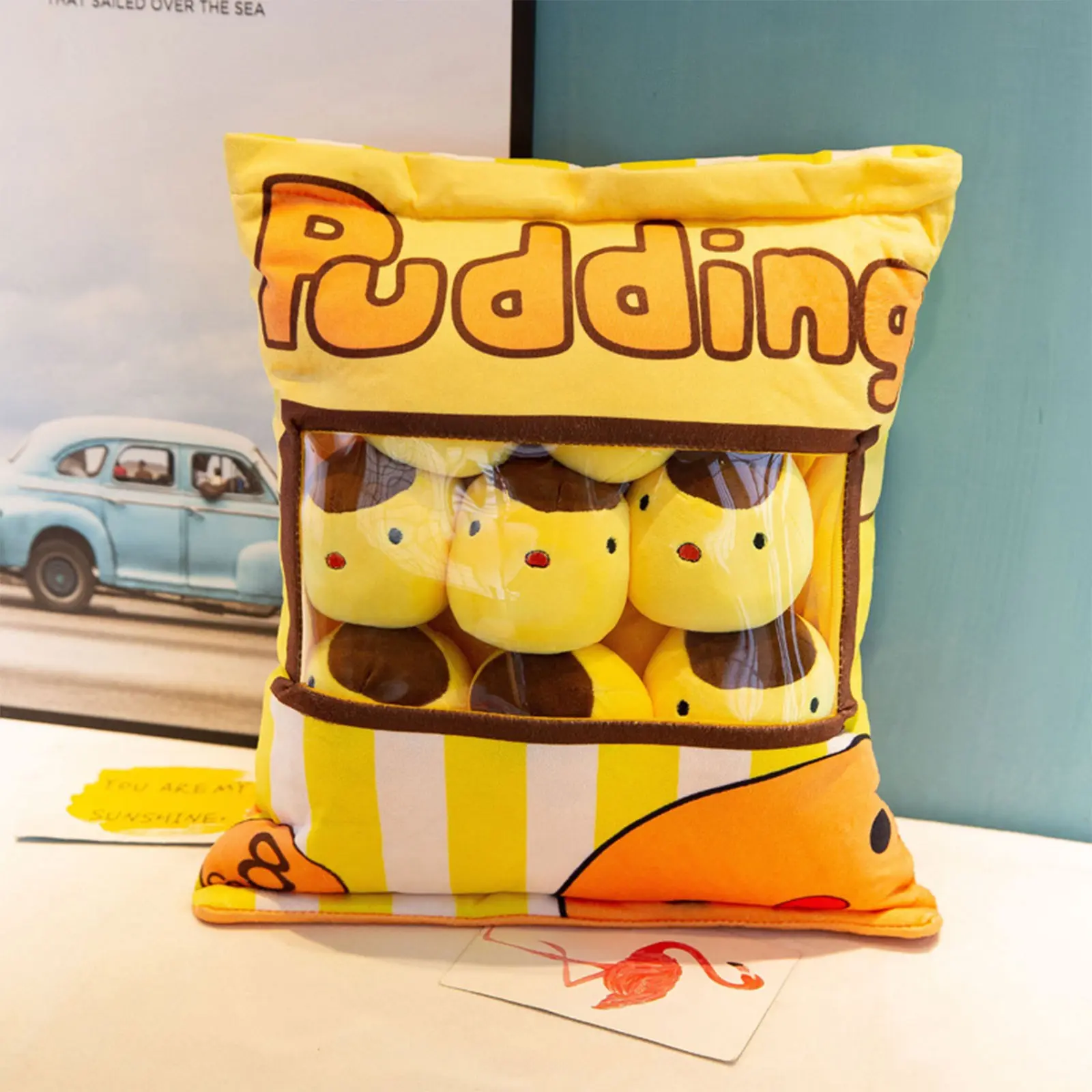 Cartoon A Bag Of Snacks Doll Throw Pillow Internet Celebrity Ins Snack Bag Plush Toy Creative Office Pillow Lovely Holiday Gifts