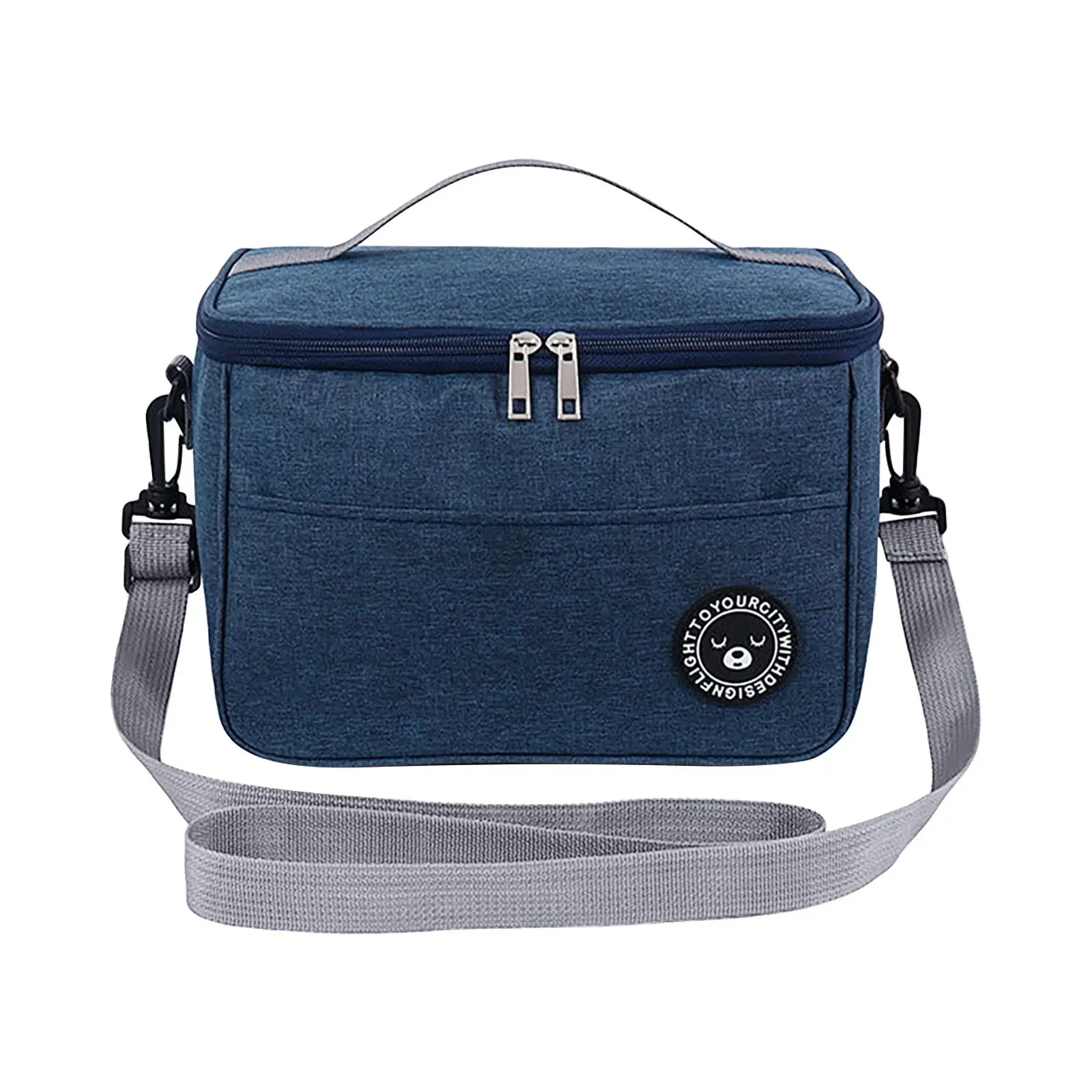 Portable Picnic Bag Thermal Insulated Lunch Box Tote Cooler Handbag Waterproof Backpack Bento Pouch School Food Storage Bags