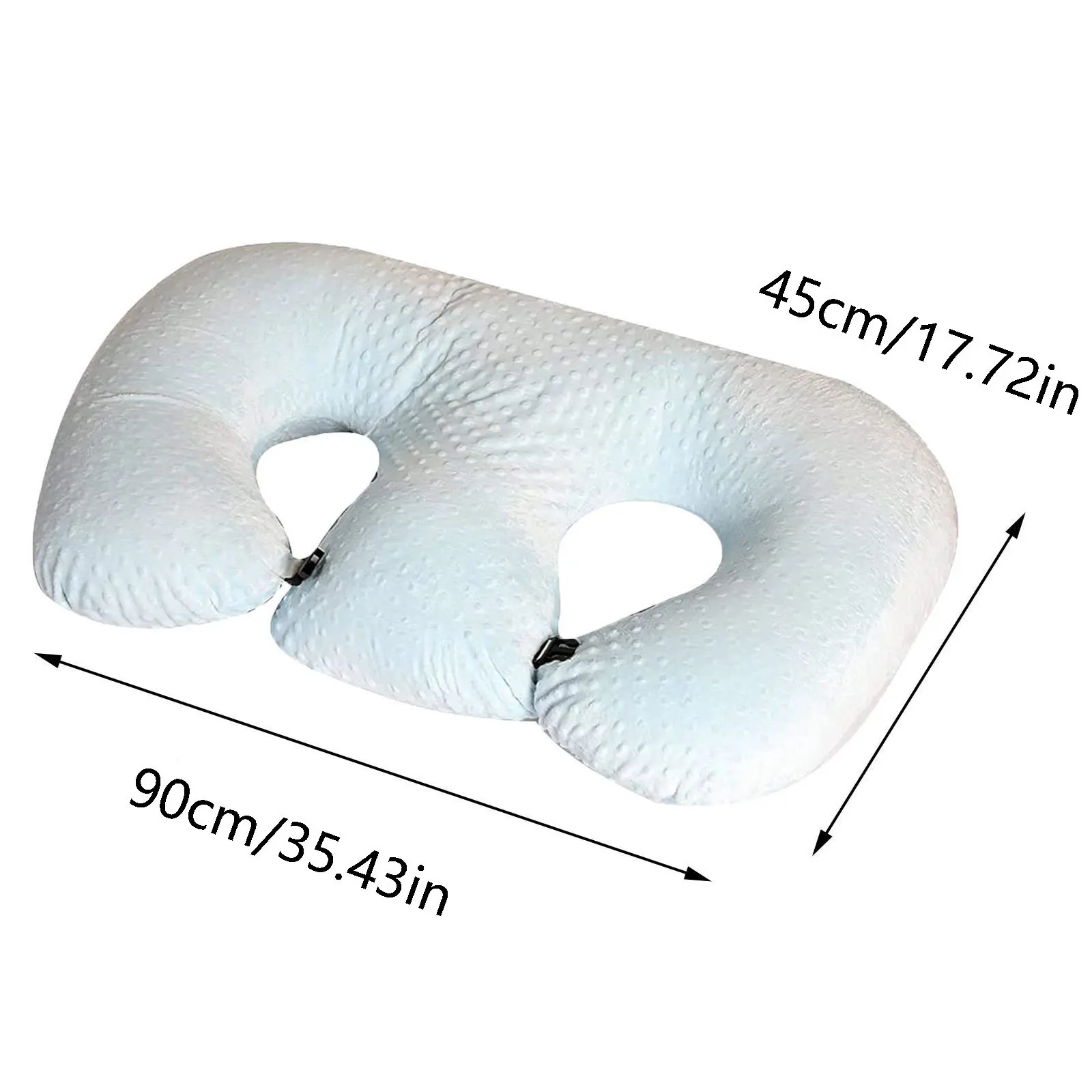 Pregnancy Pillow Twin Anti-spitting Feeding Waist Cushion Baby Pillow Multifunctional Nursing Pillow for Breastfeeding Mom