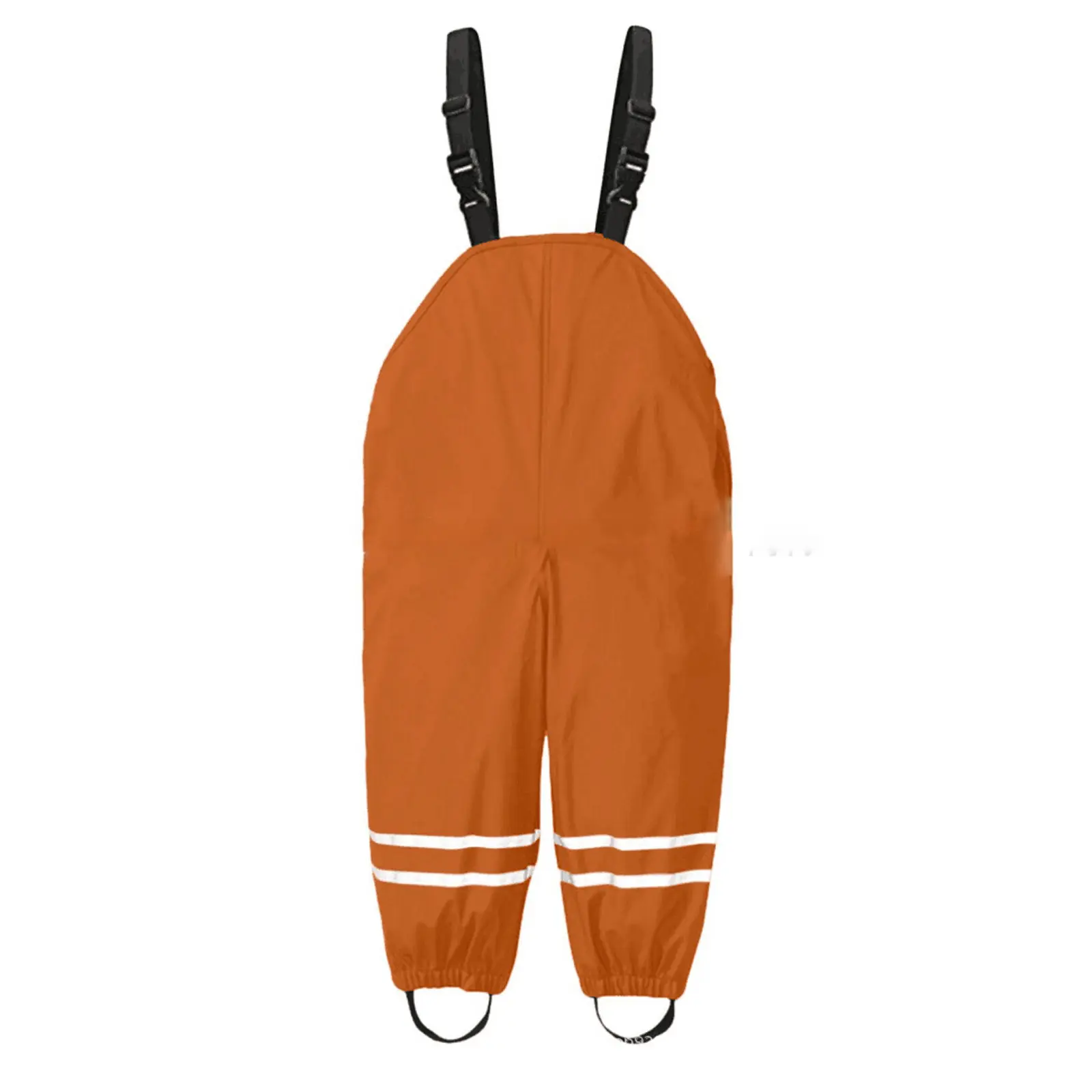 Toddler Kids Boys Girls Rain Dungarees Windproof Waterproof Mud Jumpsuit Clothes One piece rain pants waterproof and breathable