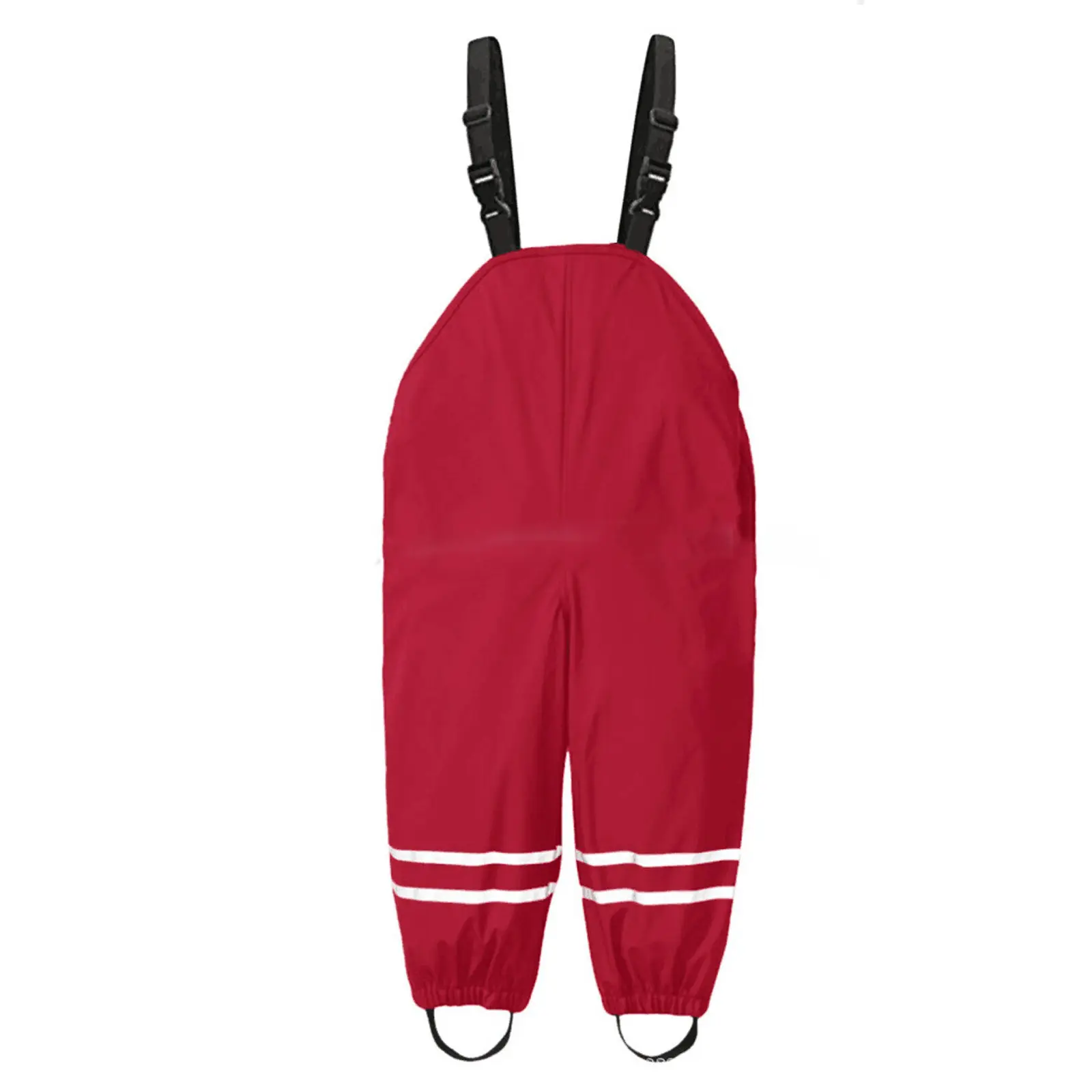 Toddler Kids Boys Girls Rain Dungarees Windproof Waterproof Mud Jumpsuit Clothes One piece rain pants waterproof and breathable