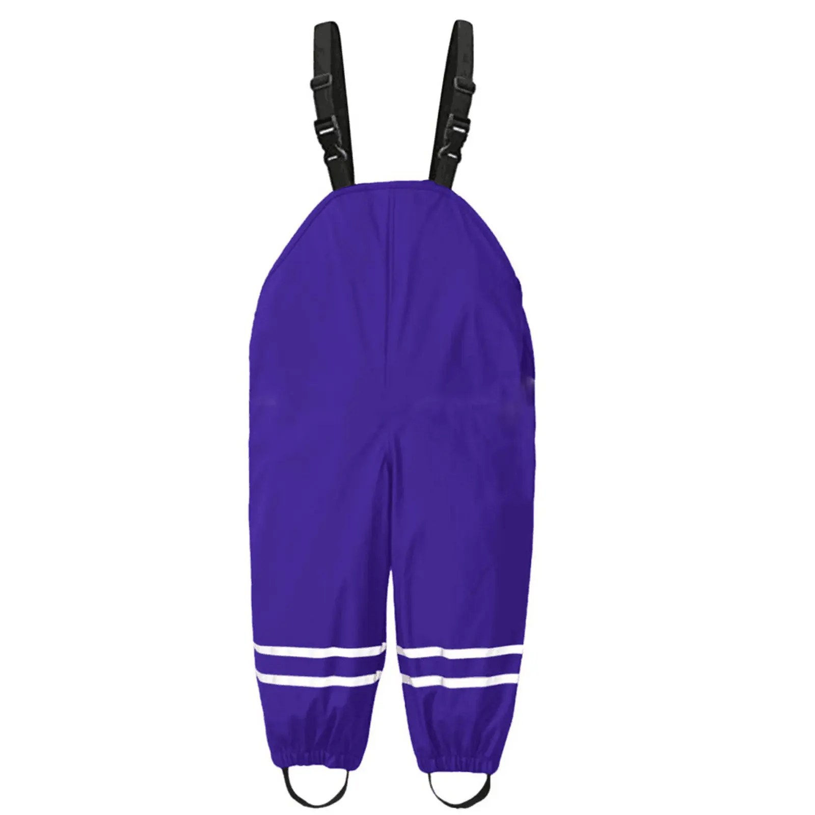 Toddler Kids Boys Girls Rain Dungarees Windproof Waterproof Mud Jumpsuit Clothes One piece rain pants waterproof and breathable