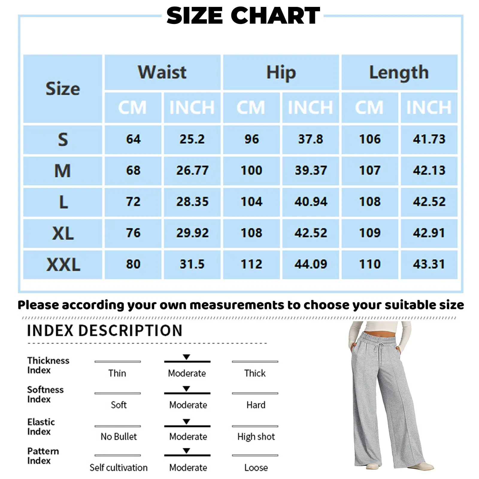 Wide Leg Pants For Women’S Fleece Lined Sweatpants Straight Pants Bottom All-Math Plain Fitness Joggers Pants Travel Basic