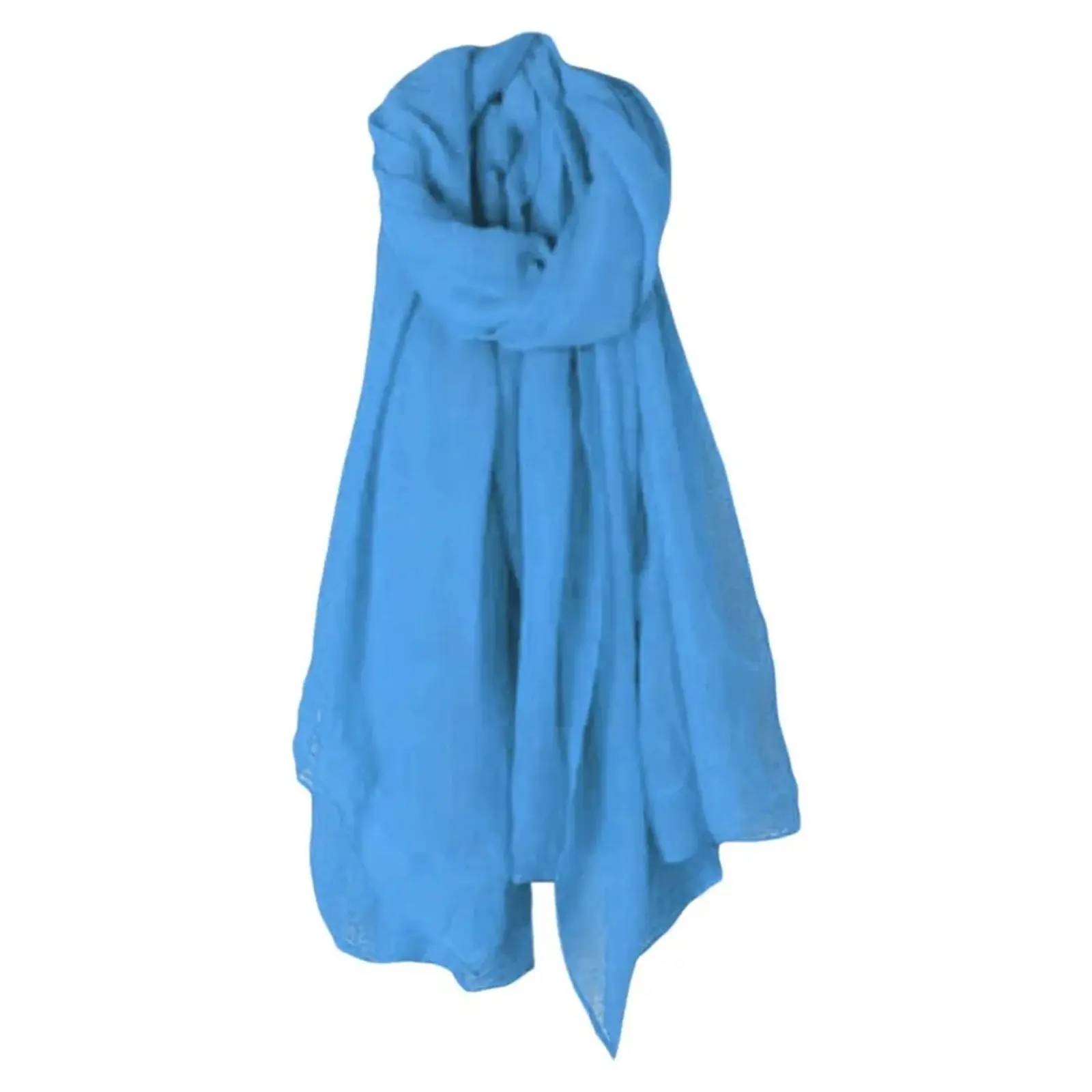 Fashion New 16 Colors Women Long Scarf Wrap Scarves Vintage Cotton Linen Large Shawl Hijab Elegant Solid Black Red White