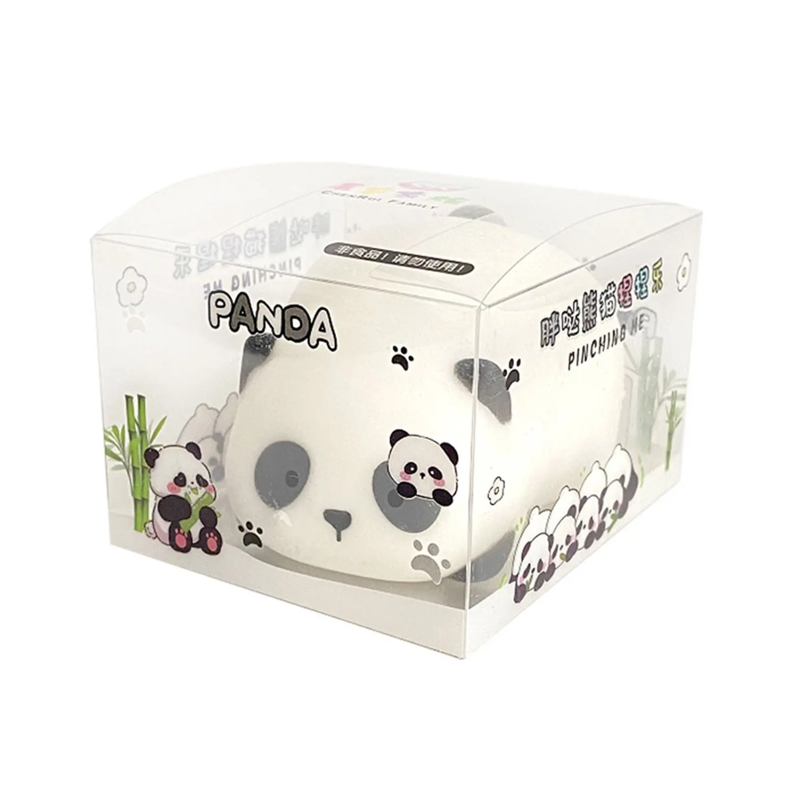 Happy Panda Decompression Toy Animal Squeeze Antistress Toy Black White Panda Doll Stress Relief Pinch Slow Rebound Fun Toy