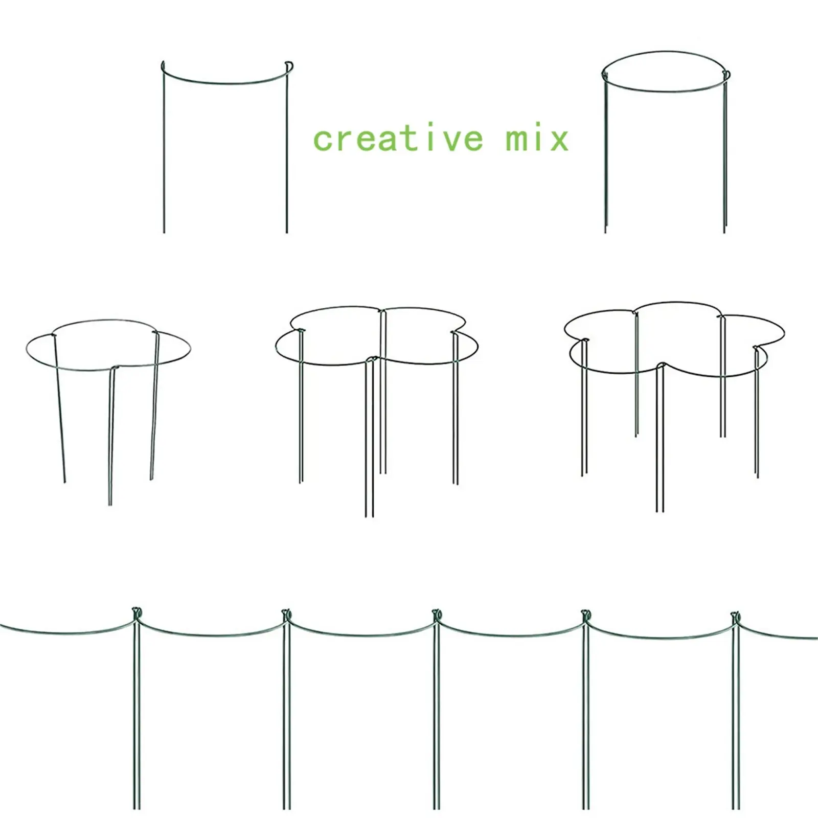 4pc Adjustable Climbing Plant Support Cage Garden Trelli Telescopic Flower Tomato Stand Garden Tool Four-legged Orchid Frame