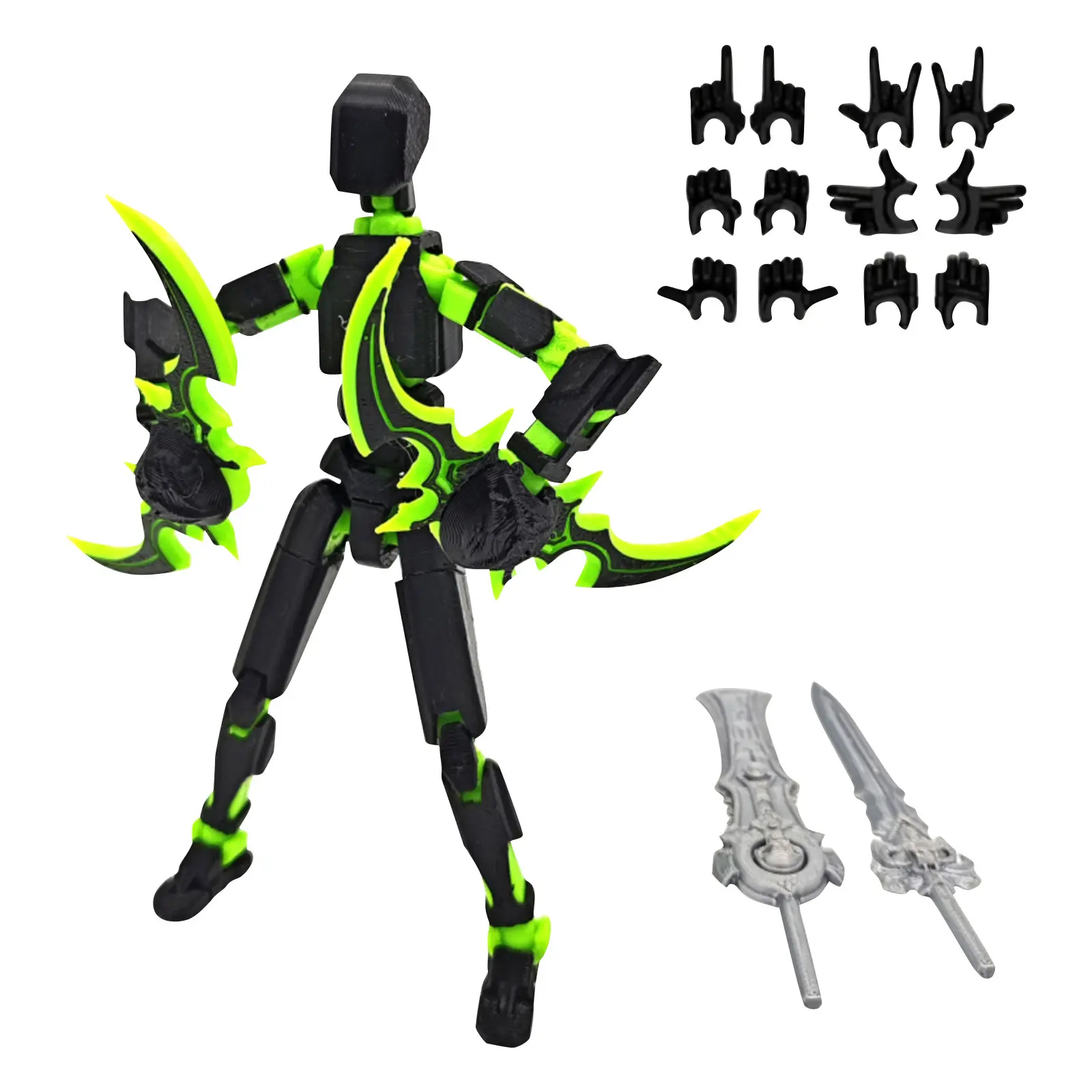 3rd Generation Lucky 13 Figure Toys Dummy 3D Printed Movable Shapeshift Robot Action Figuras DIY Mannequin Decompression Gifts