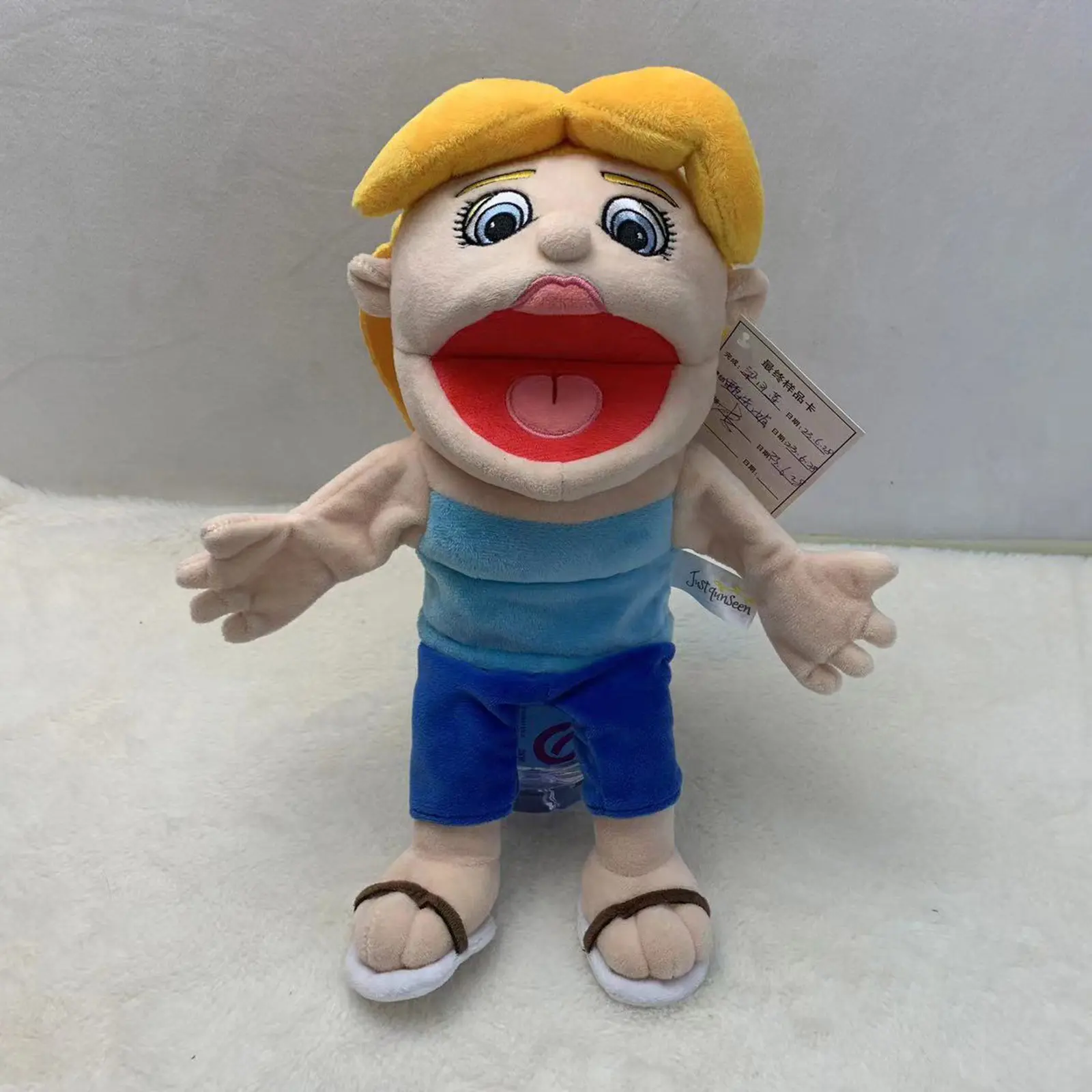 Kids Plush Finger & Hand Puppet Popular Activity Boy Girl Role Play Bedtime Story Props Family Role Playing Toys Cute Doll