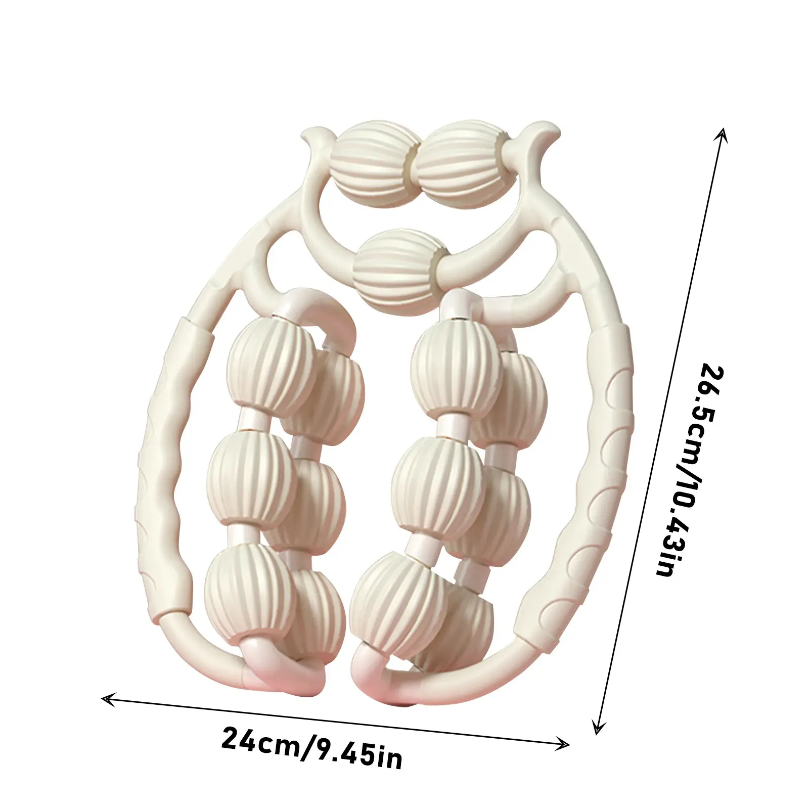 Round Massager Roller for Waist Abdominal Muscles Ring Leg Clip Stovepipe To Clear The Meridian Portable Cellulite Massage Tools