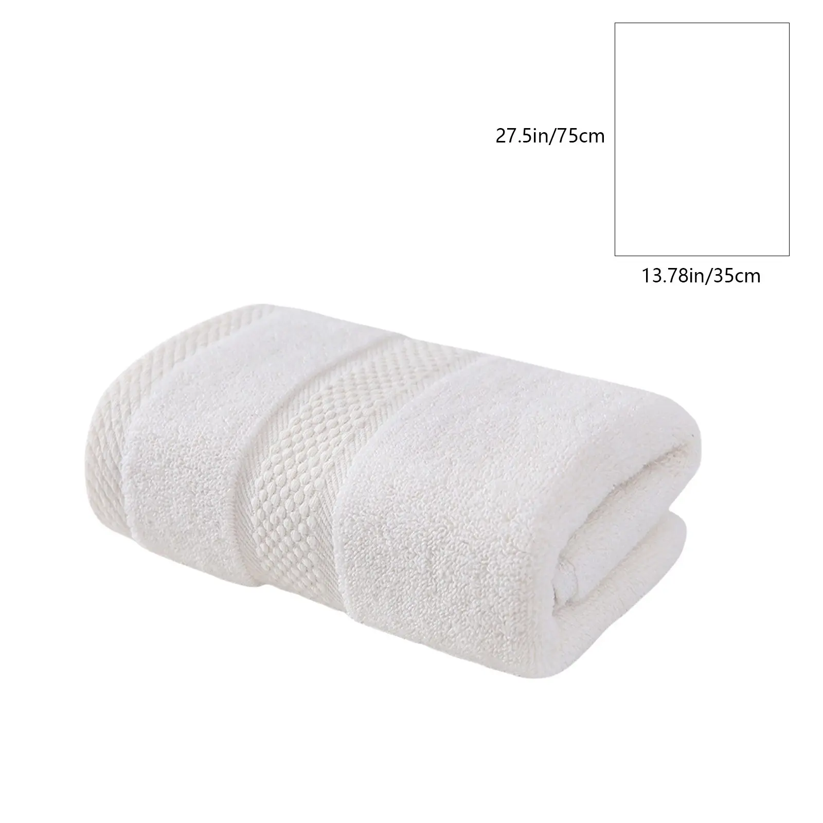 Luxurious Egyptian Cotton Hand Towels Highly Absorbent Face Towel Collection Highly Absorbent Hotel Spa 13x27 Inch