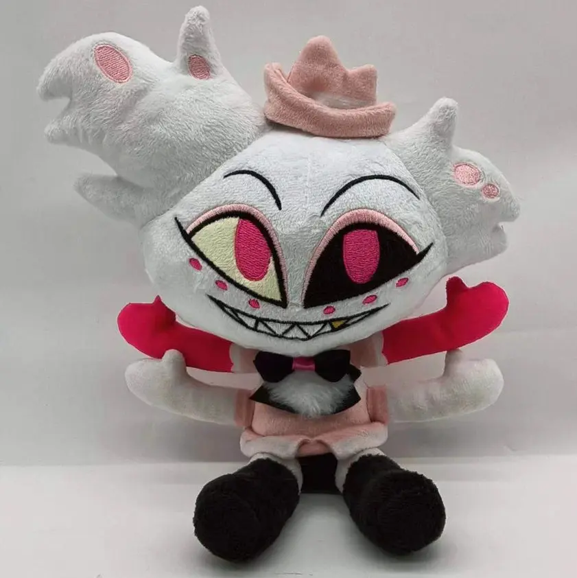New Alastor Plush Adam Hazbined Cos Hotels Soft Stuffed Costume Cute Plushie Figure Hells For Children Kids Christmas Gift