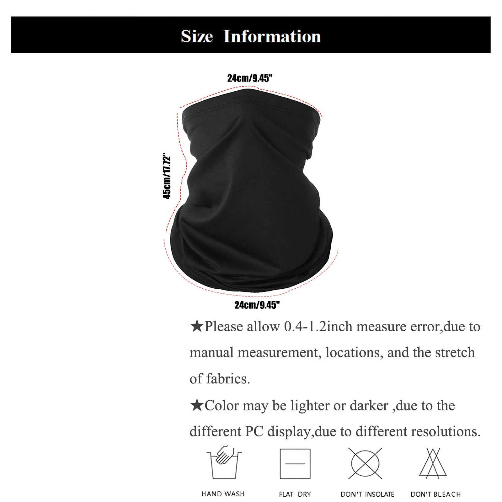 Multifunctional Outdoor Sport Magic Scarf Face Neck Cover Head Wrap Anti UV Breathable Warmer Windproof Fishing Cycling Headband
