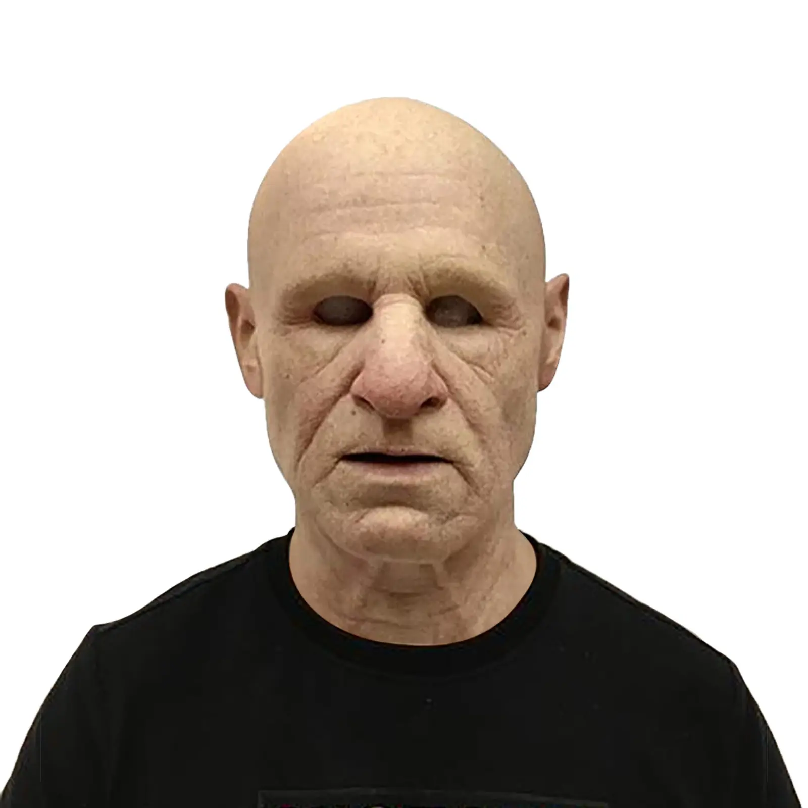 Elderly Woman Man Mask Wrinkle Full for Head Mask Grandpa/Grandma Face Mask Devil Novelty Supplies Halloween Party Cosplay Props