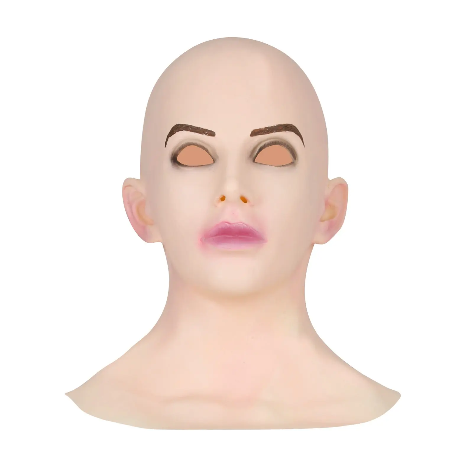 Elderly Woman Man Mask Wrinkle Full for Head Mask Grandpa/Grandma Face Mask Devil Novelty Supplies Halloween Party Cosplay Props