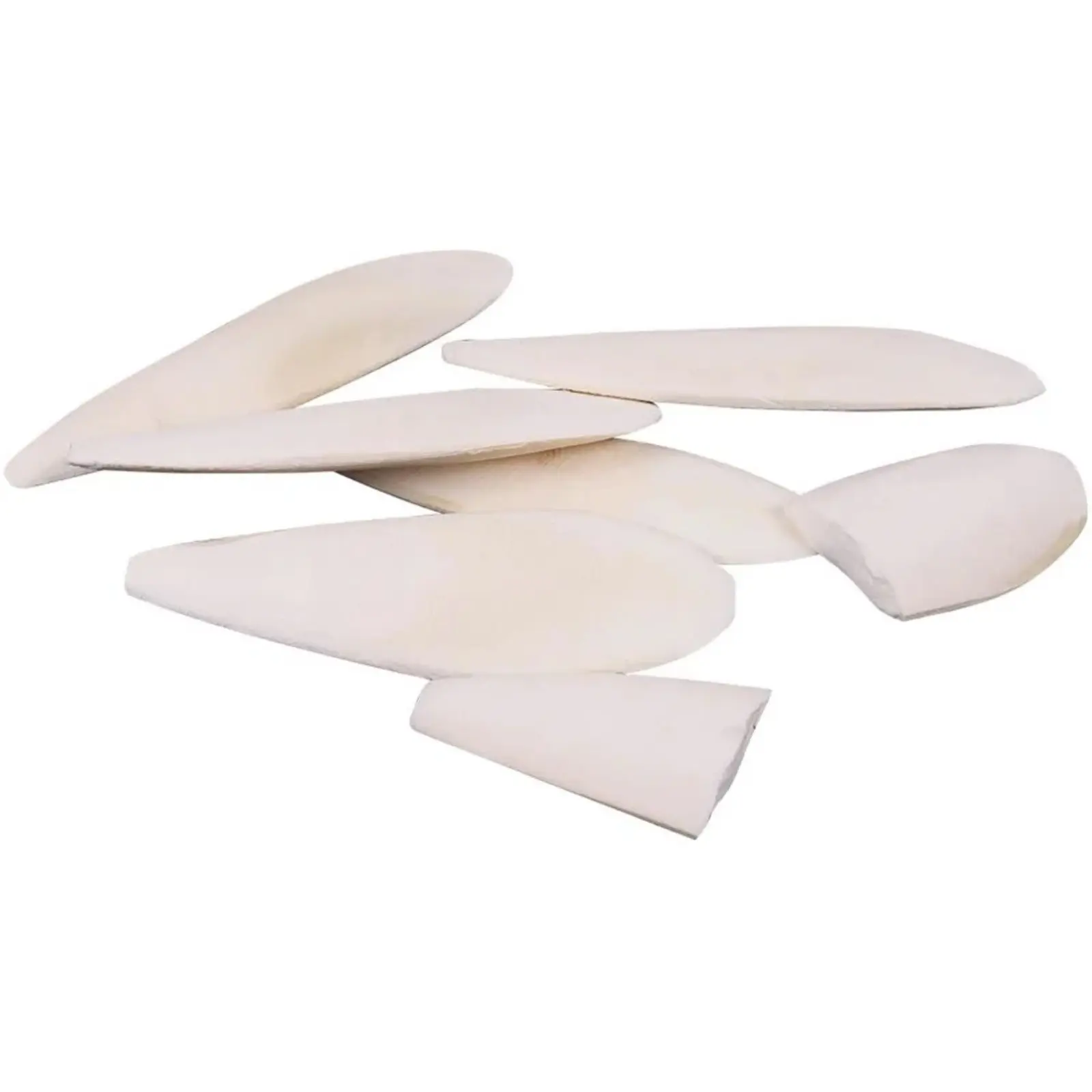10Pcs Bird Cuttle Bone Pet Grinding Cuttlefish Bone Natural Cuddle Bone Parrot Chew Toy Chewing Cuttlefish Bone Bird Cuttlebone