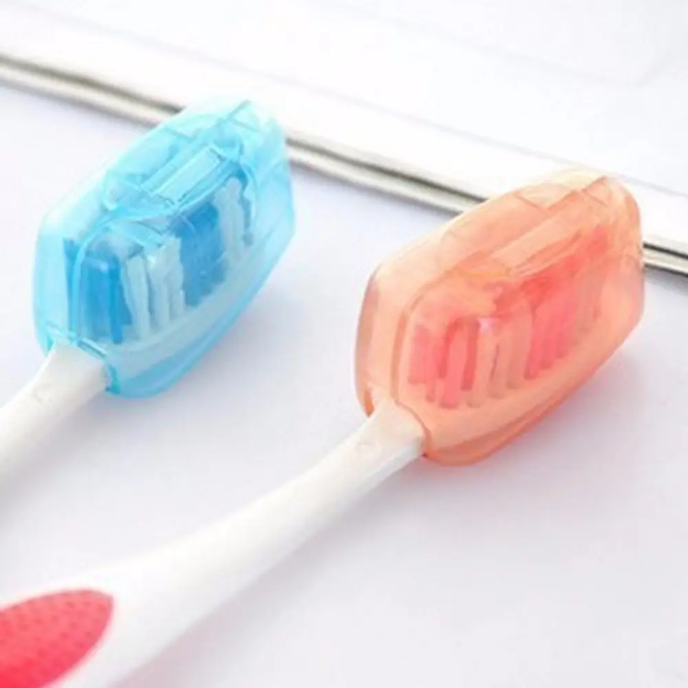 5 Piece Set Portable Travel Toothbrush Cover Wash Brush Cap Case Box Travel Hiking Camping Brush Cap Case YKS Health Germproof